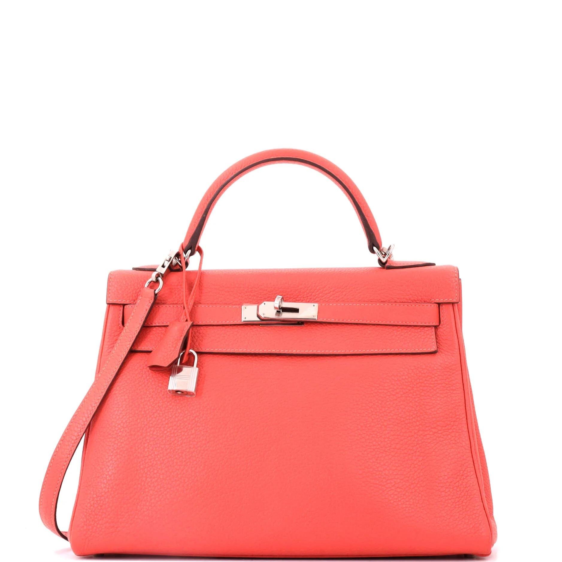 Kelly 32 leather handbag