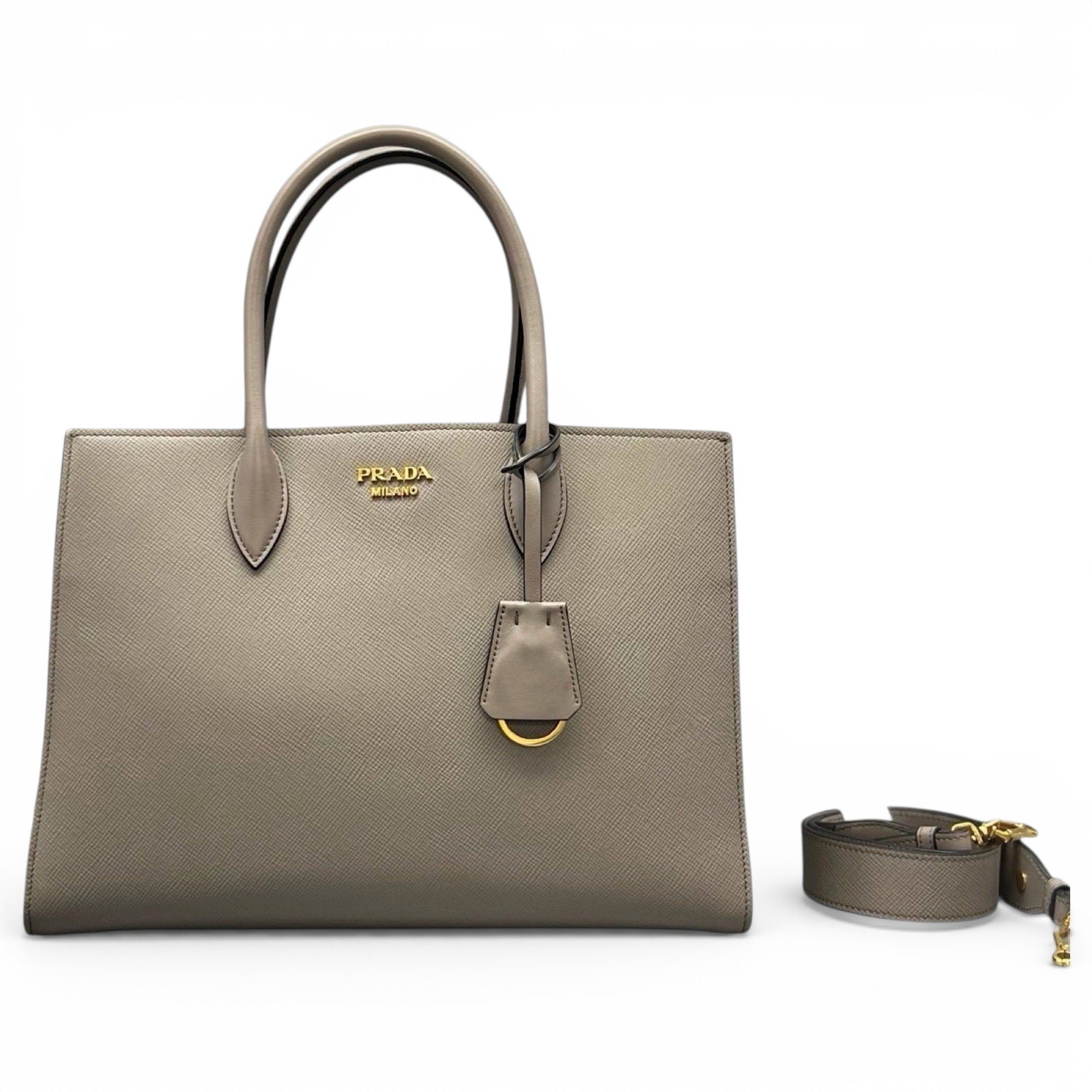 Leather tote