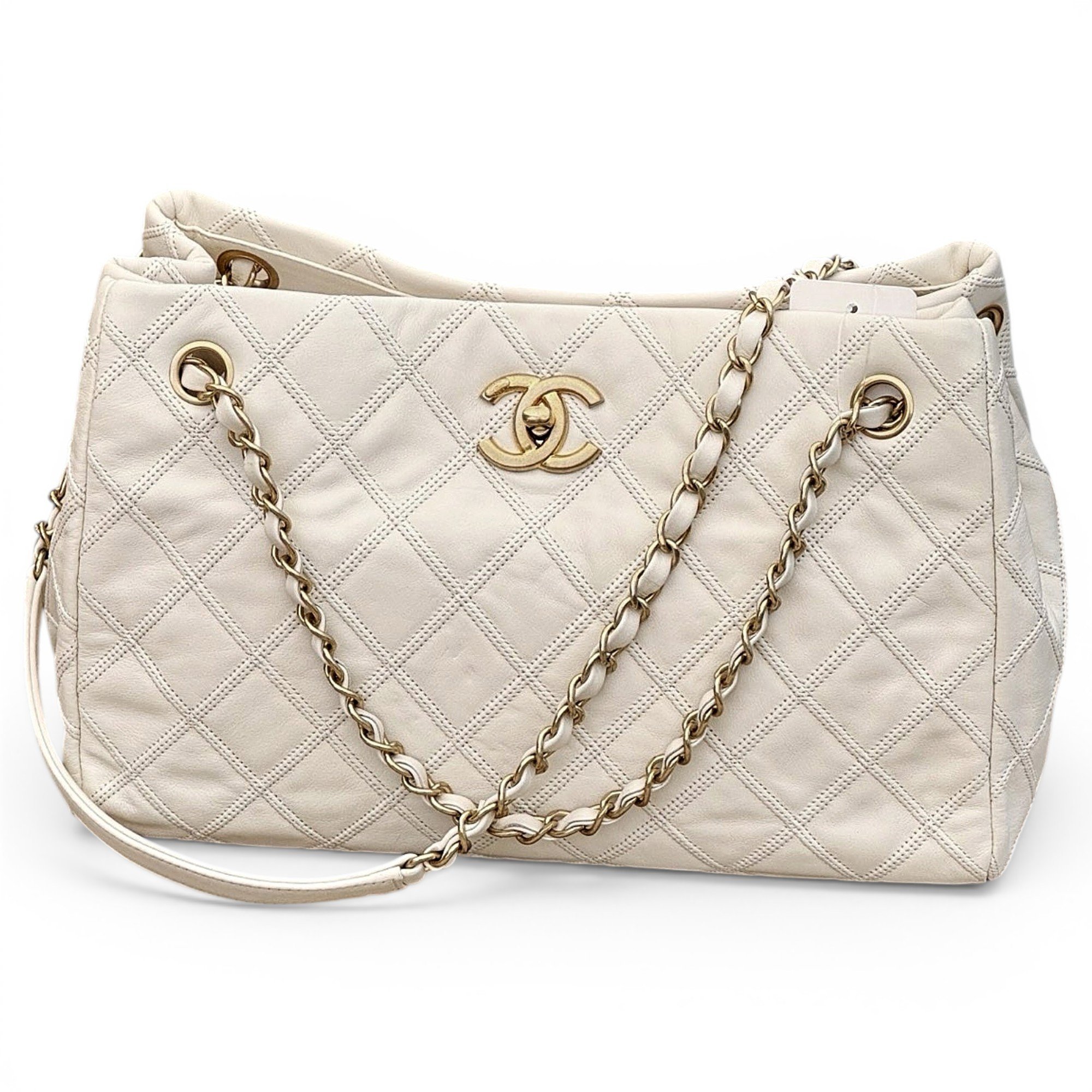 Leather tote
