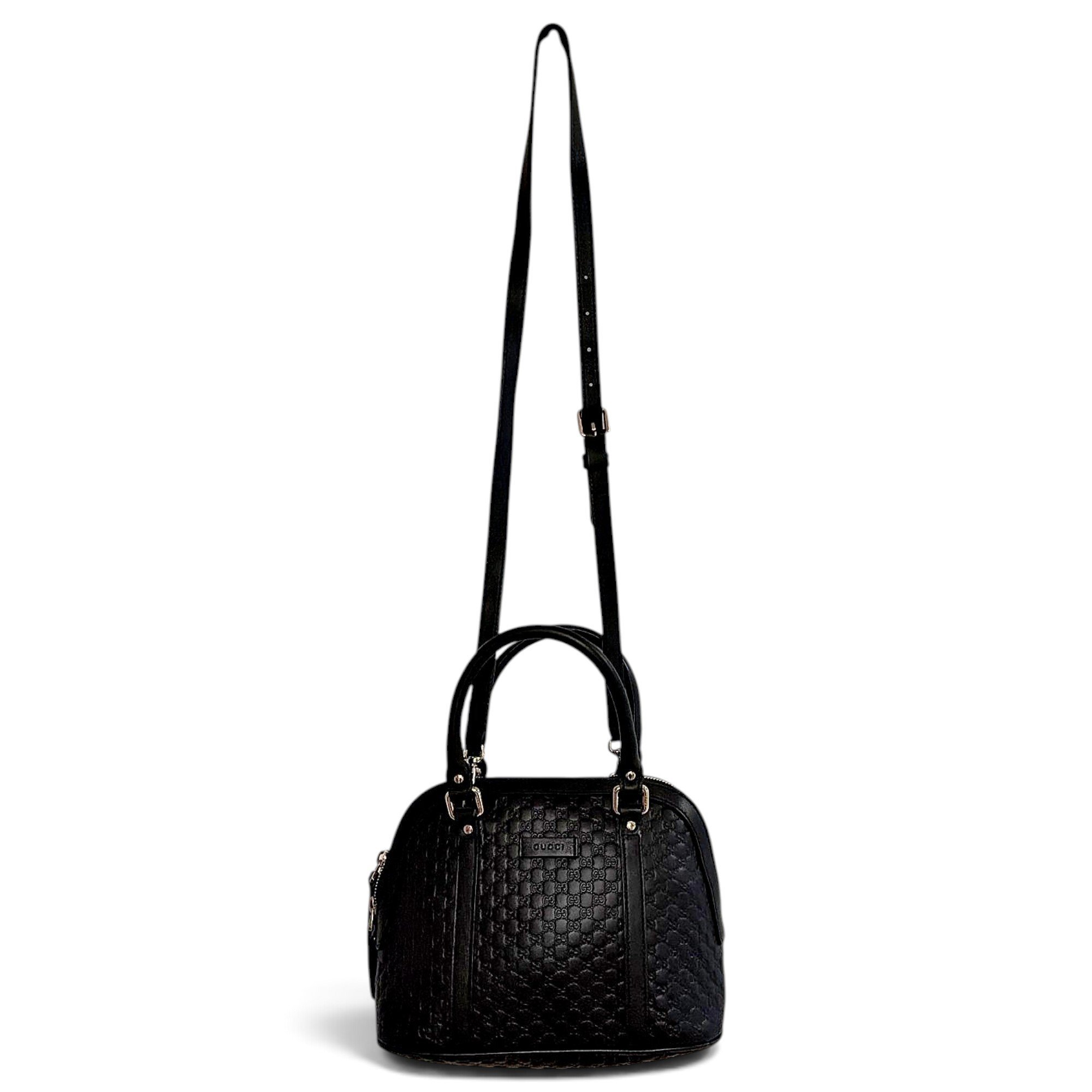 Dôme leather handbag