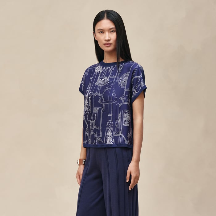 Bleu Abysse "Etriers Remix" Sleeveless Sweater