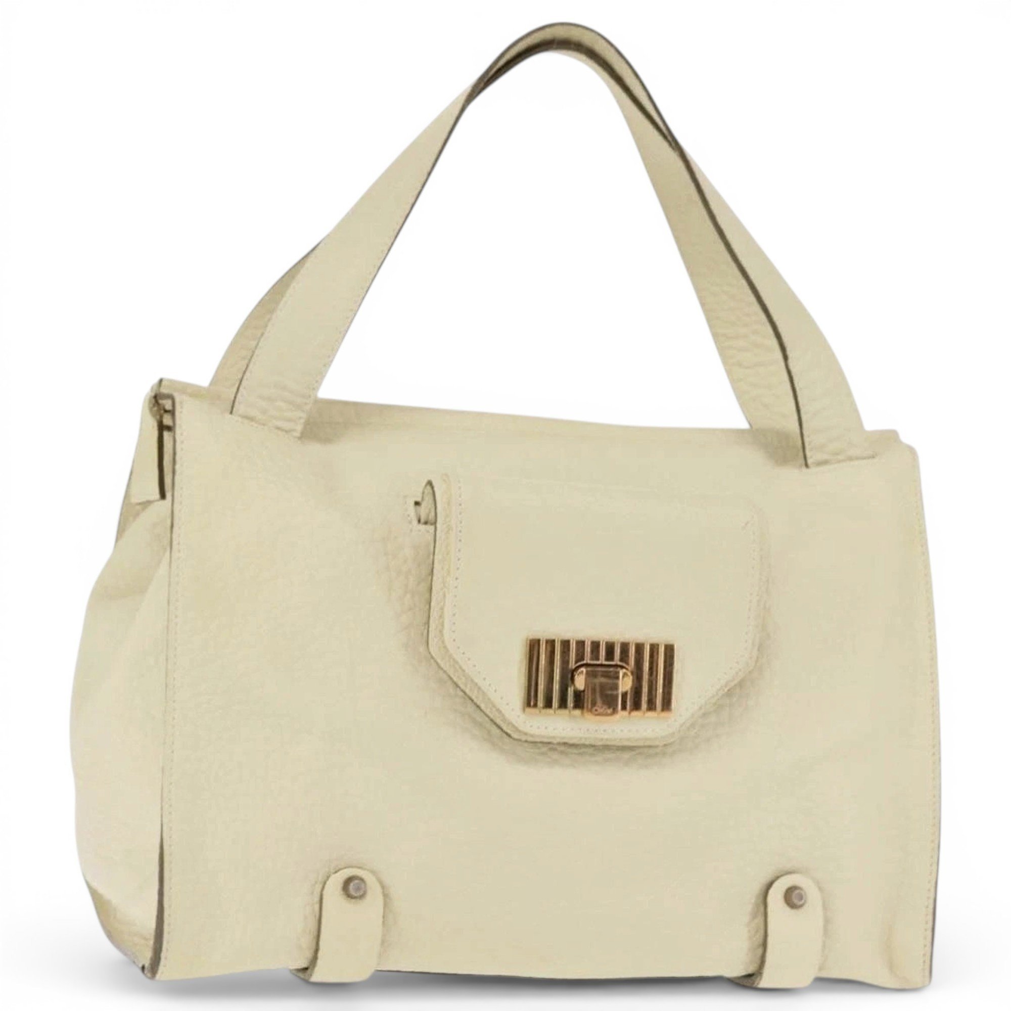Leather tote