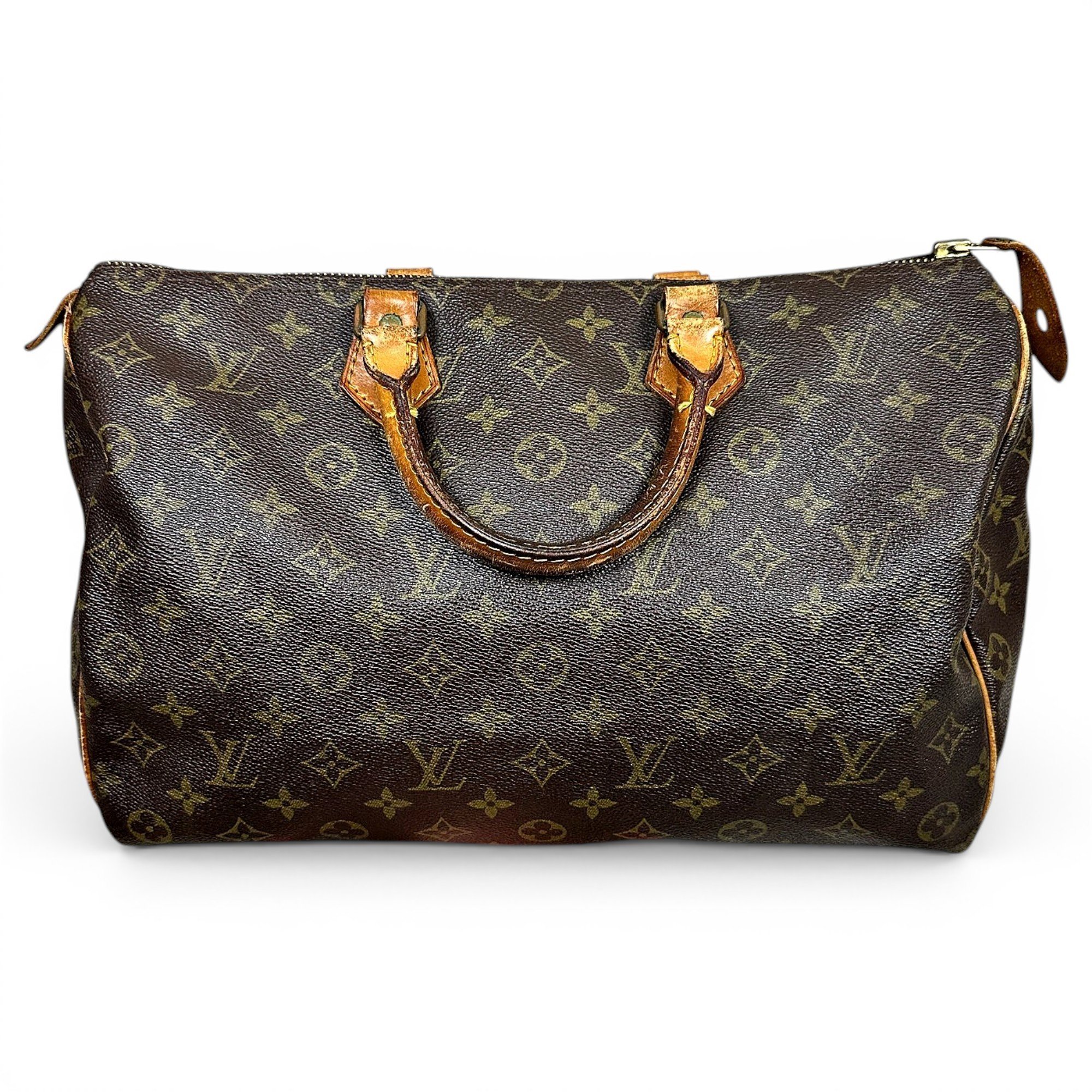Speedy leather handbag