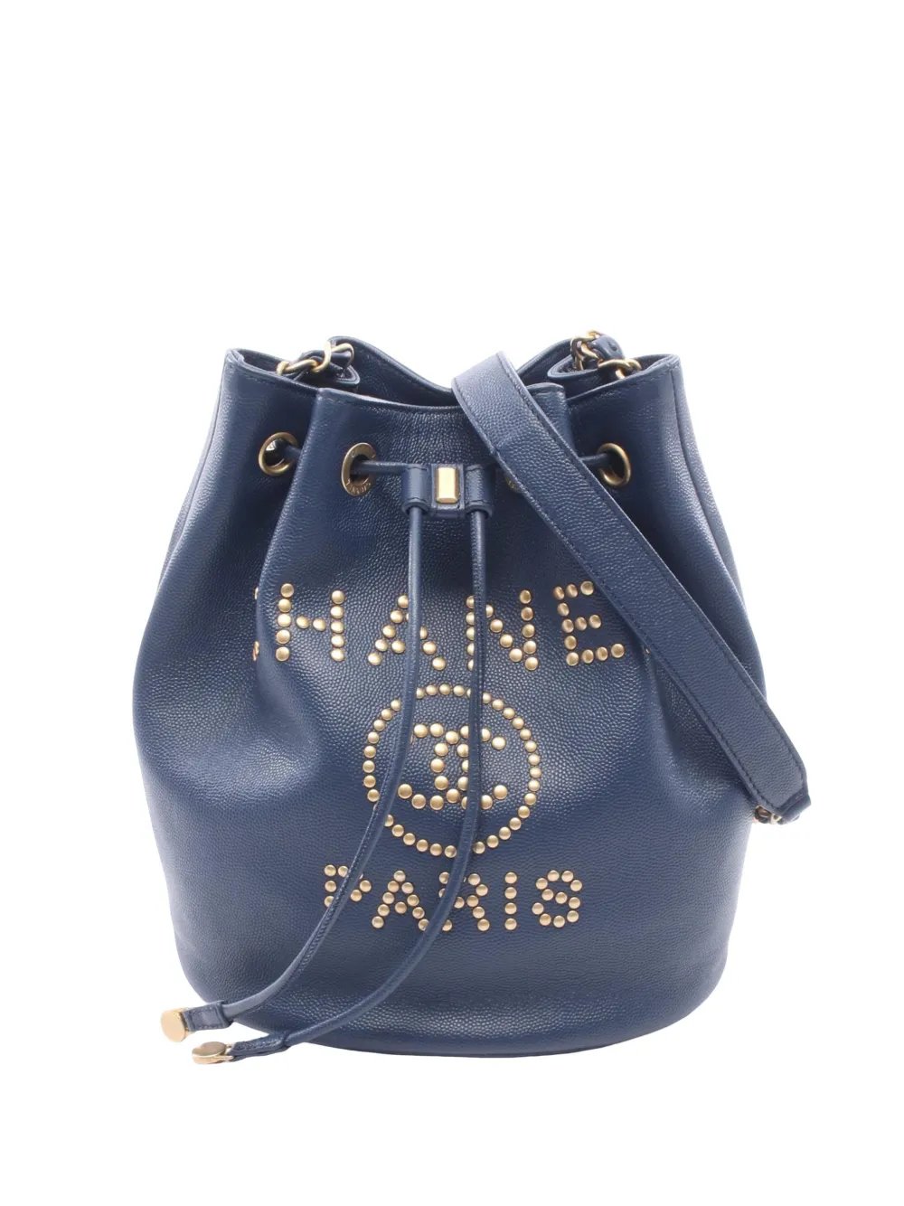 2019 Caviar Deauville Drawstring bucket bag