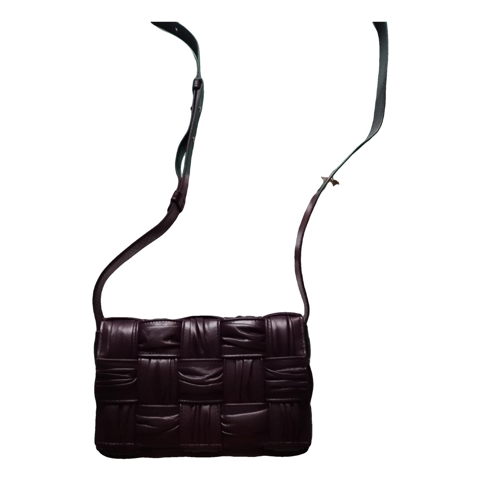 Cassette leather crossbody bag