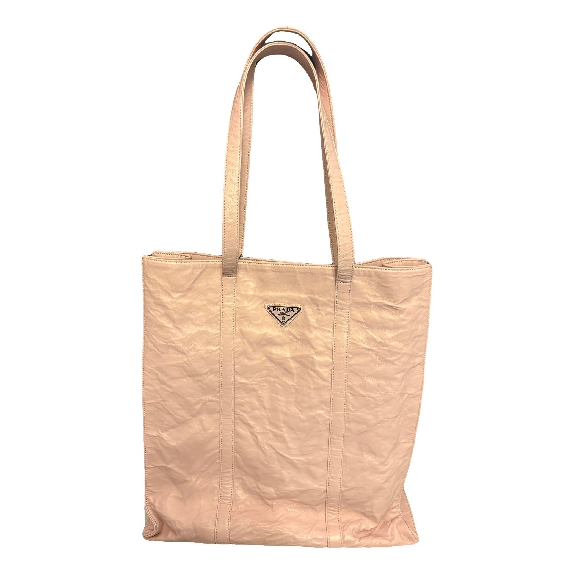 Leather tote