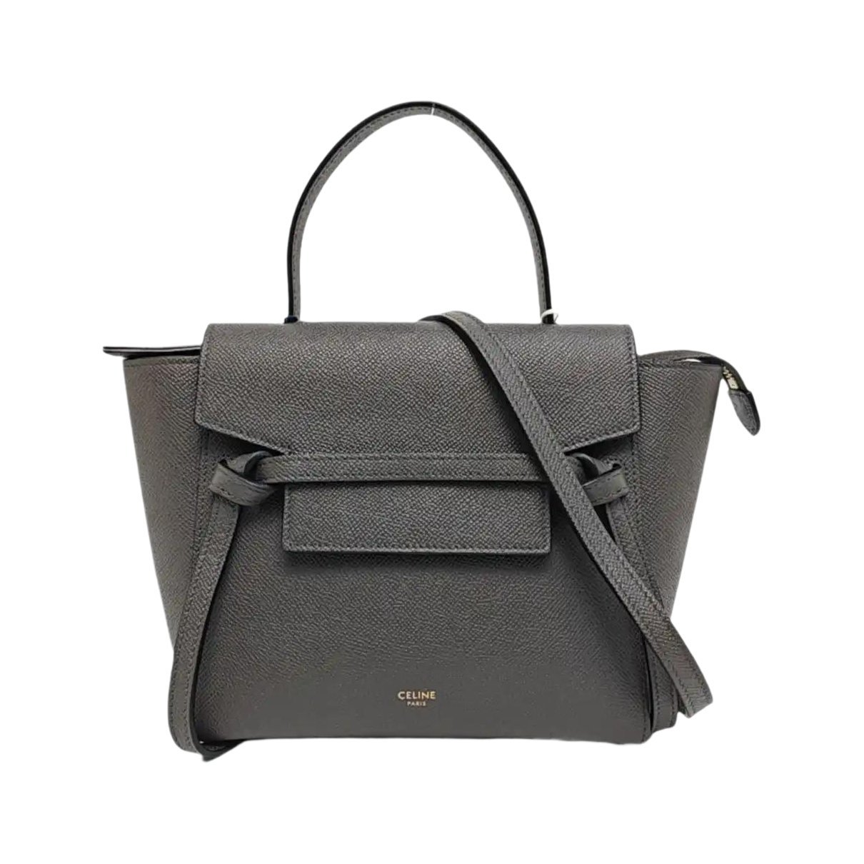 Belt leather handbag