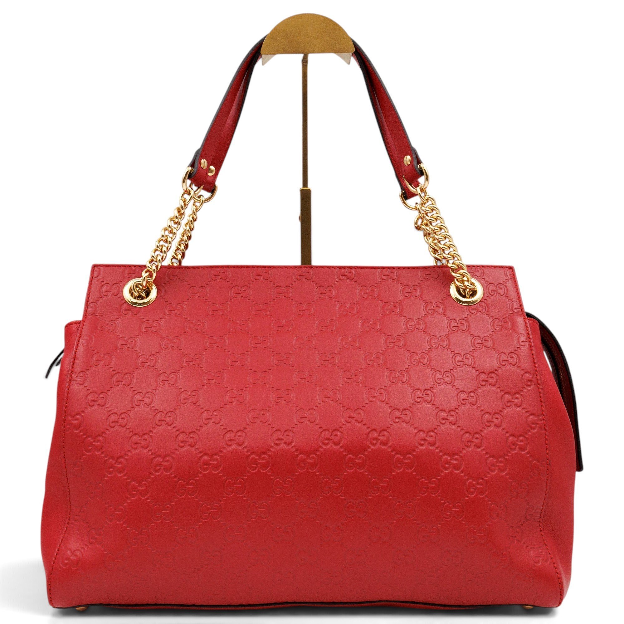 Leather tote