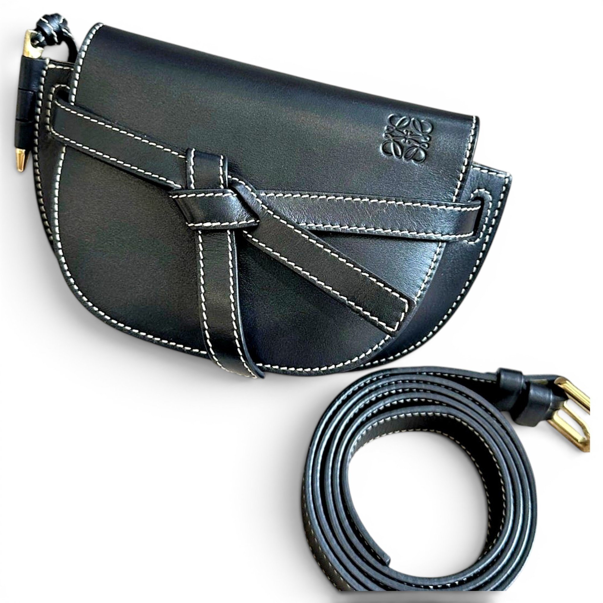 Gate leather handbag