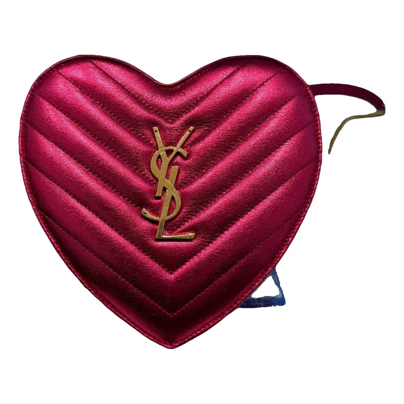 Boîte Love leather handbag