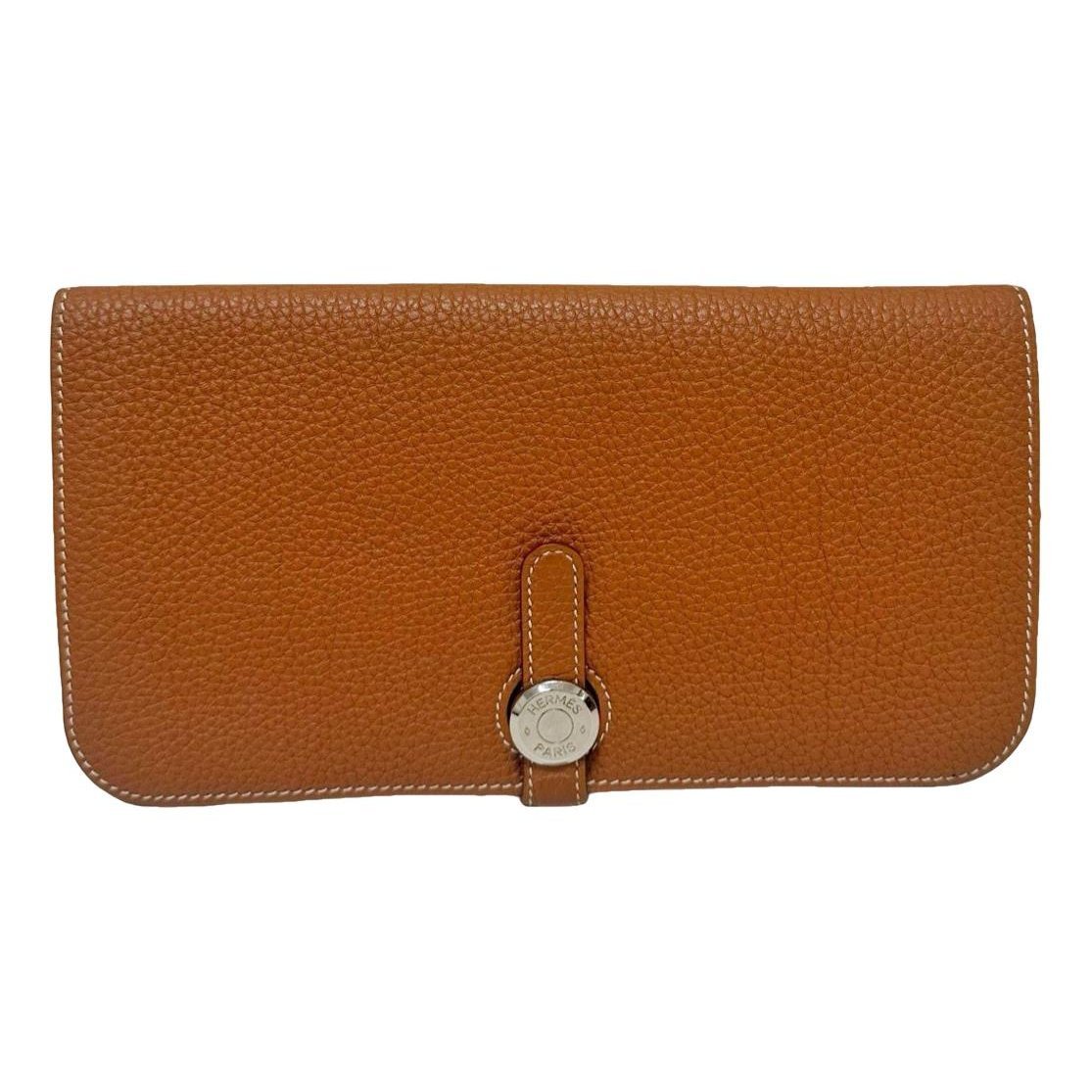 Dogon leather clutch bag