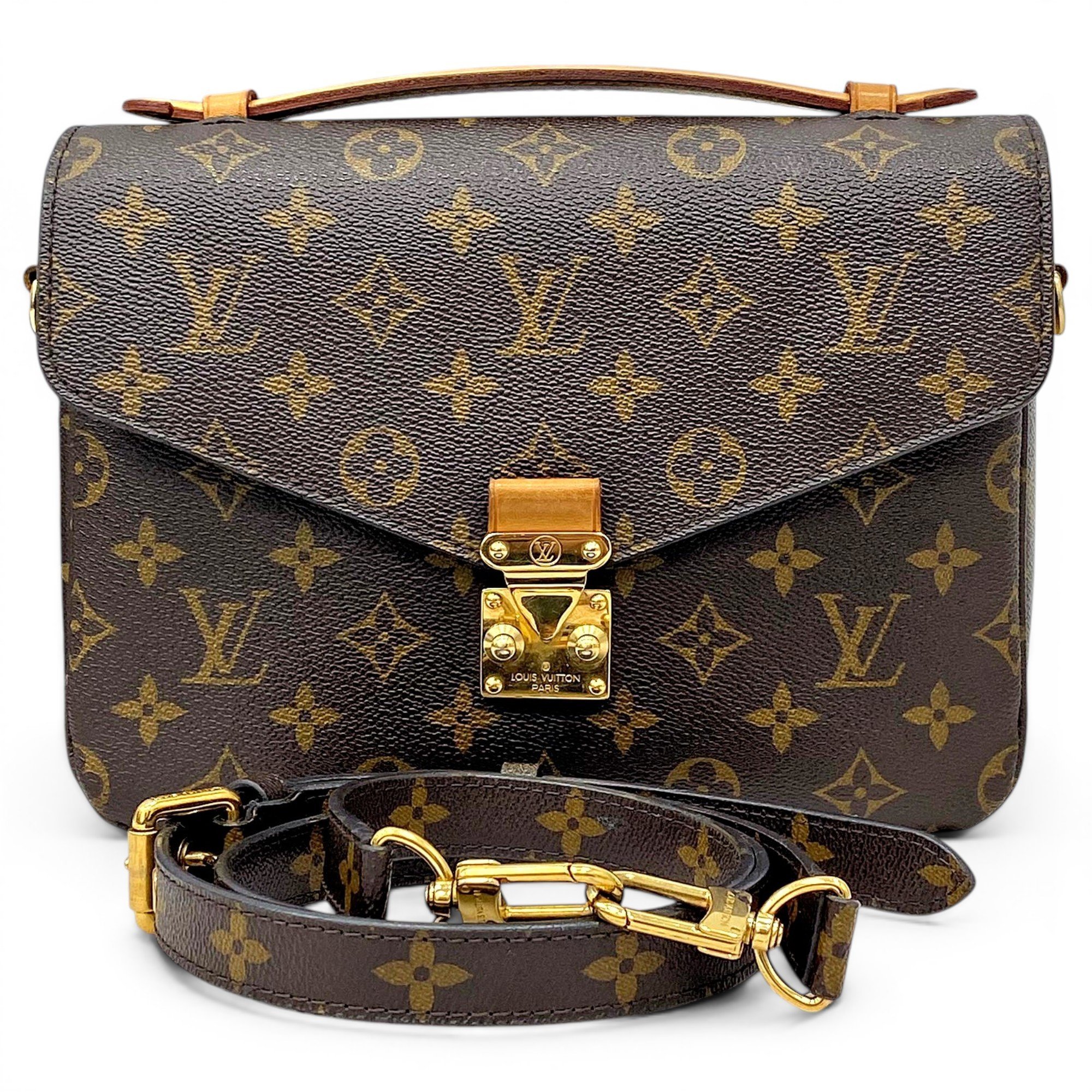 Metis leather handbag