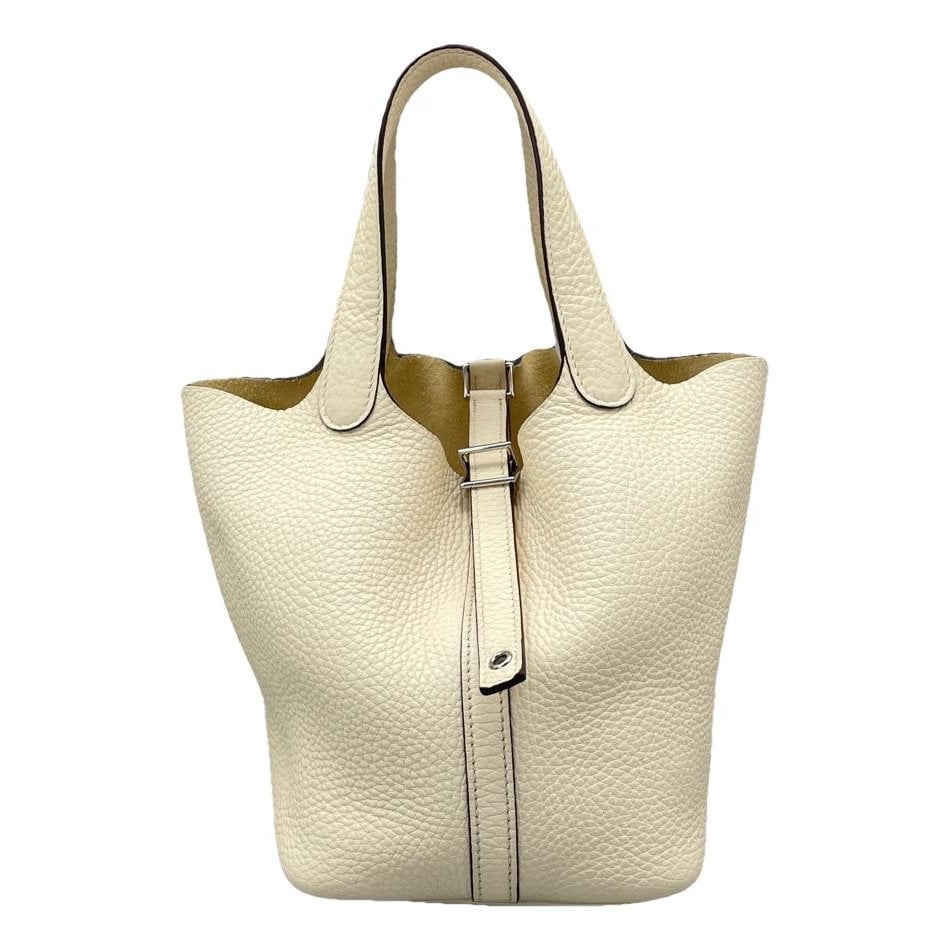 Hermes Picotin Handbag White