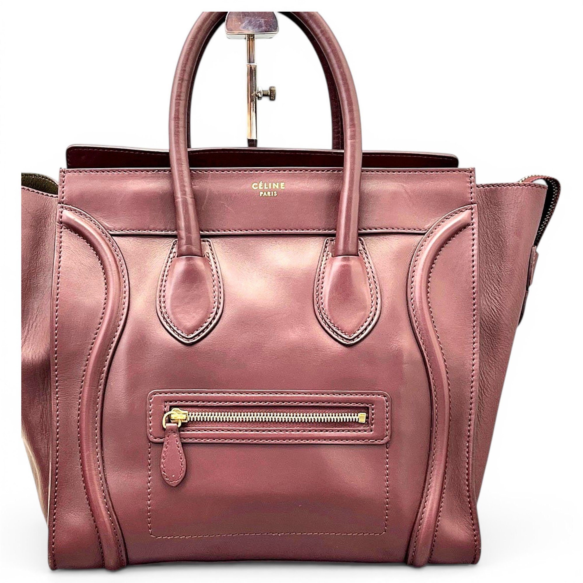 Luggage leather handbag