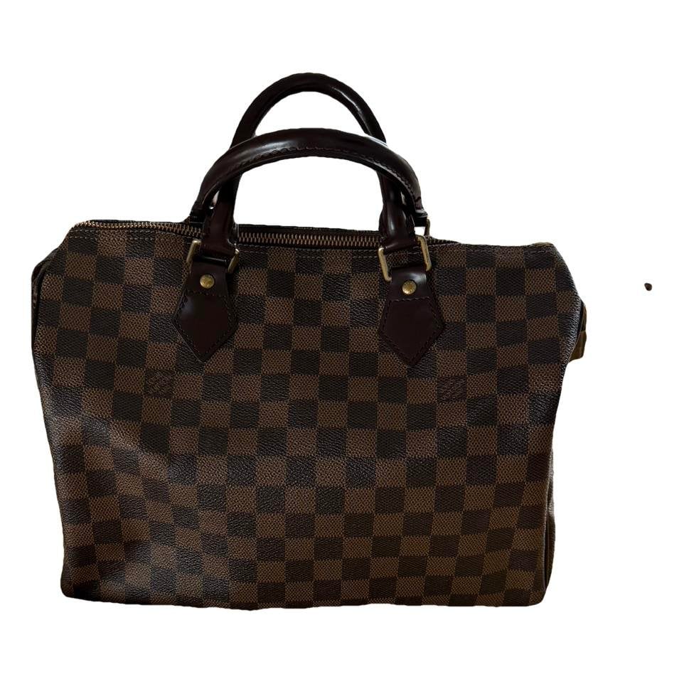 Speedy leather handbag