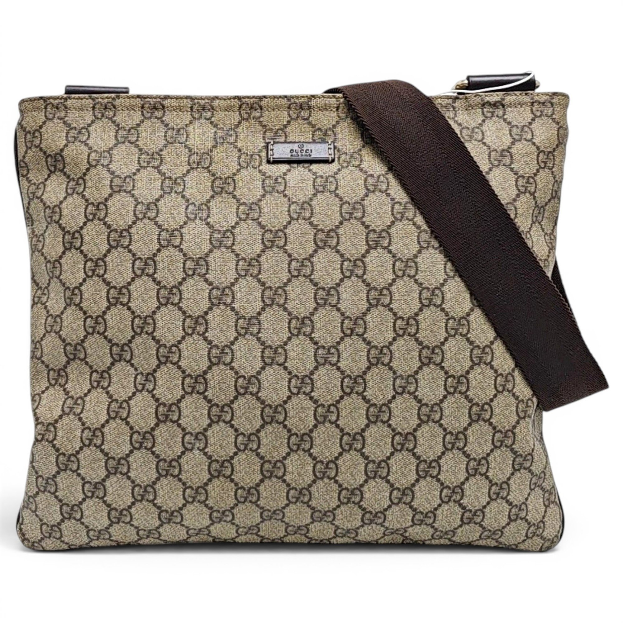 Ophidia GG Supreme leather handbag