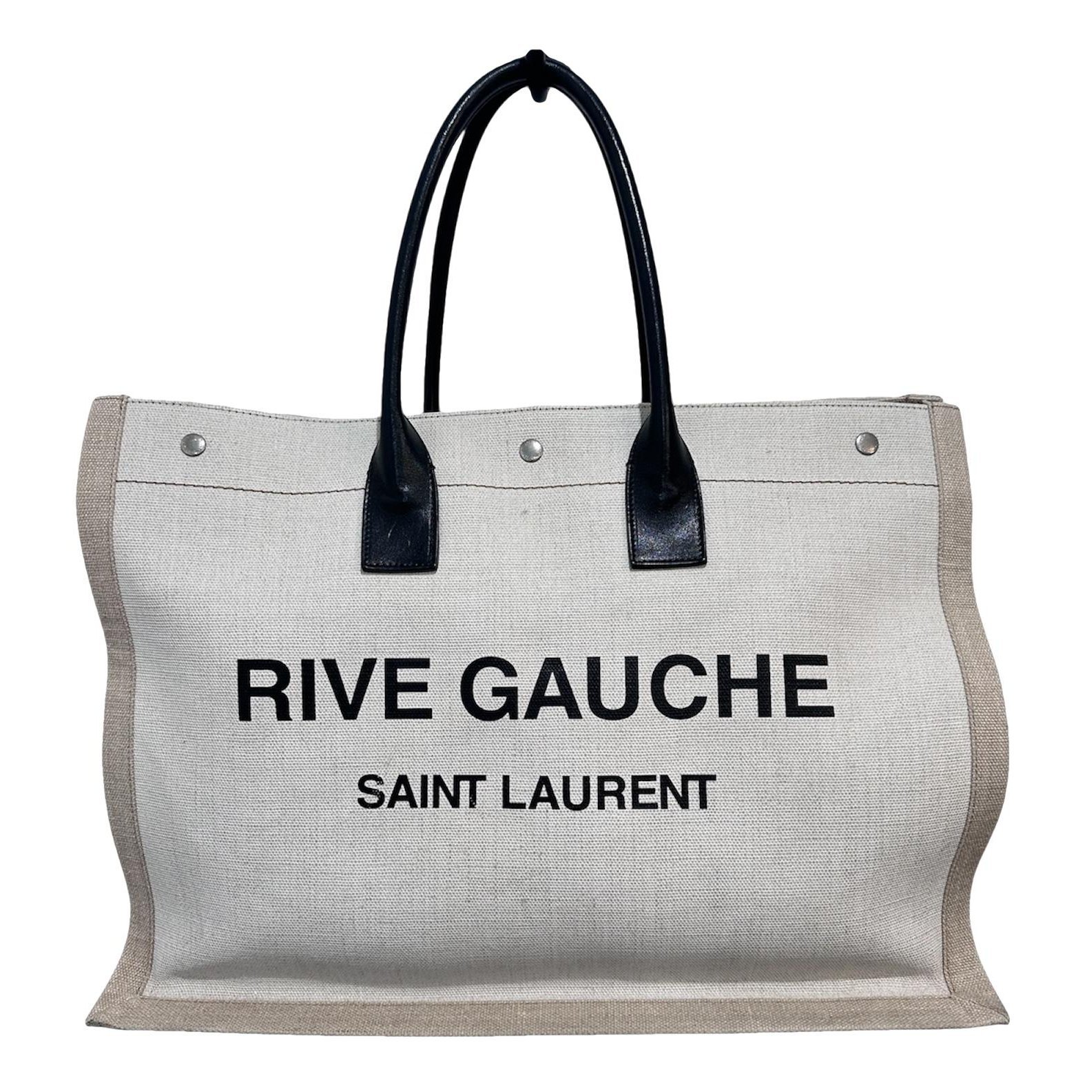 Rive Gauche linen tote
