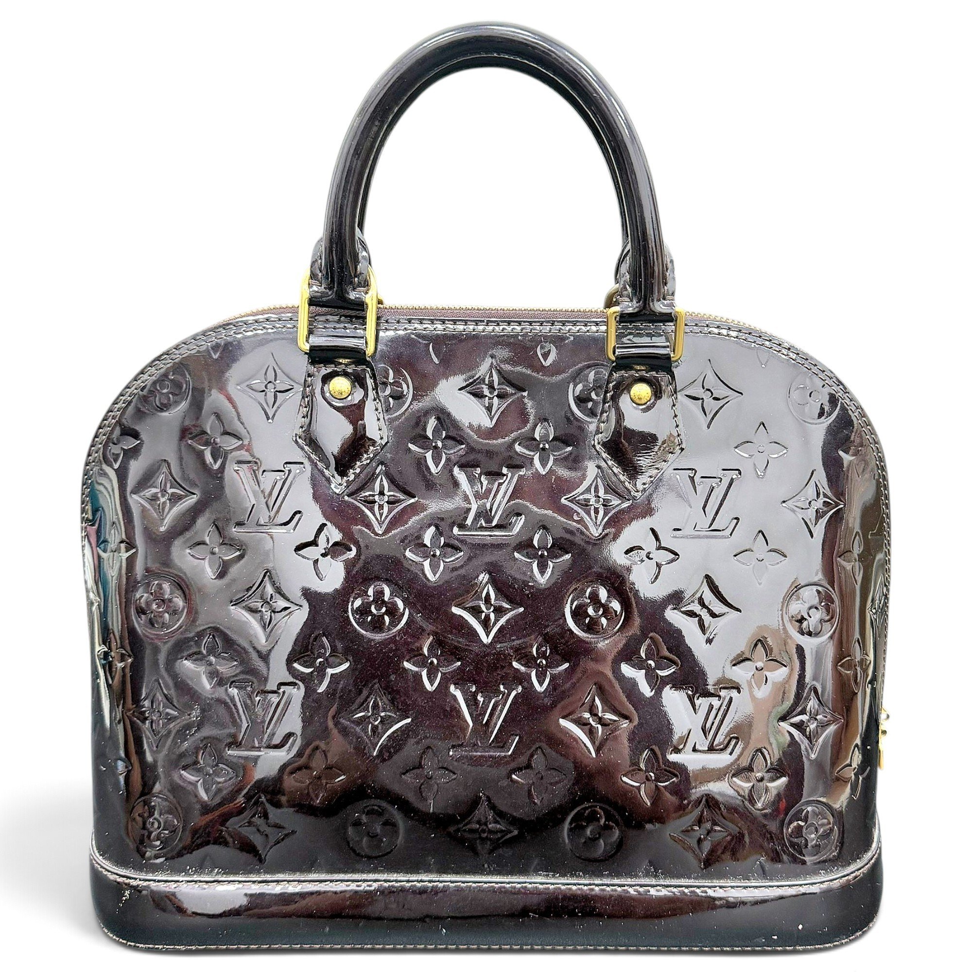 Alma patent leather handbag