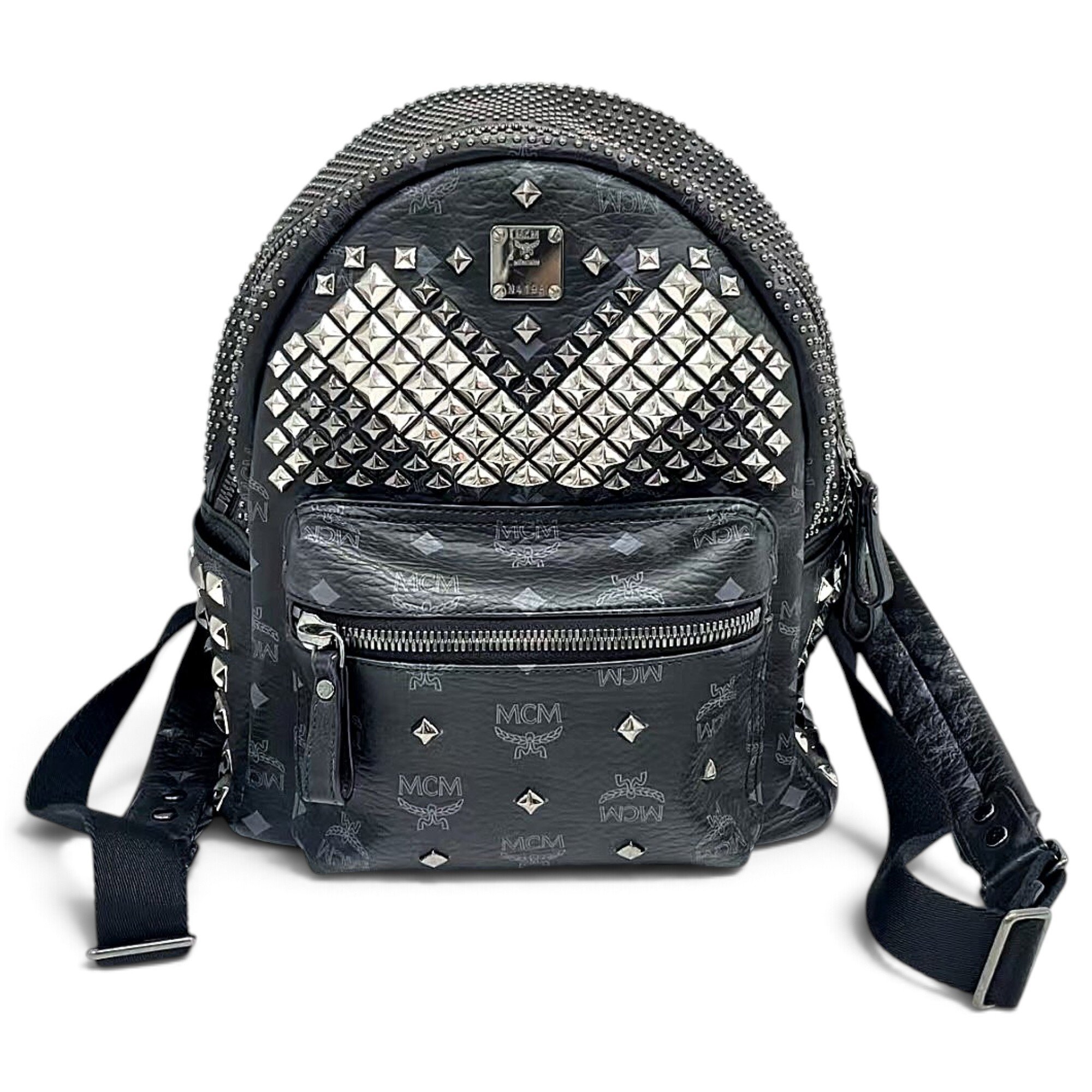 Leather backpack