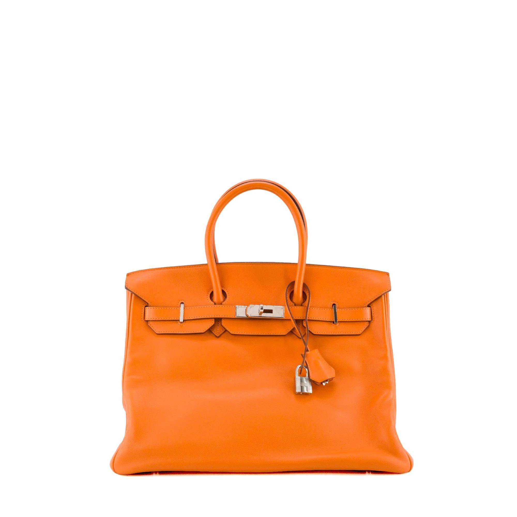 Birkin 35 leather handbag