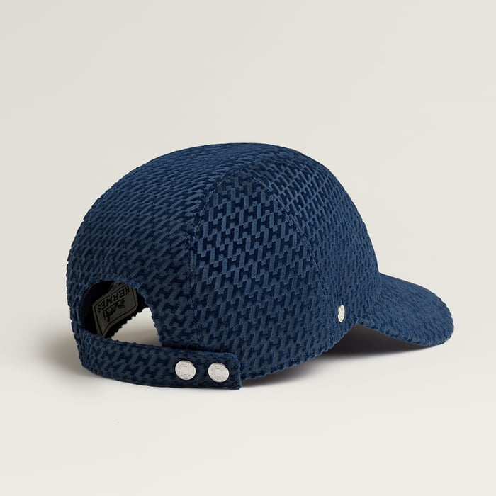 Bleu Foncé Boné Davis Velvet