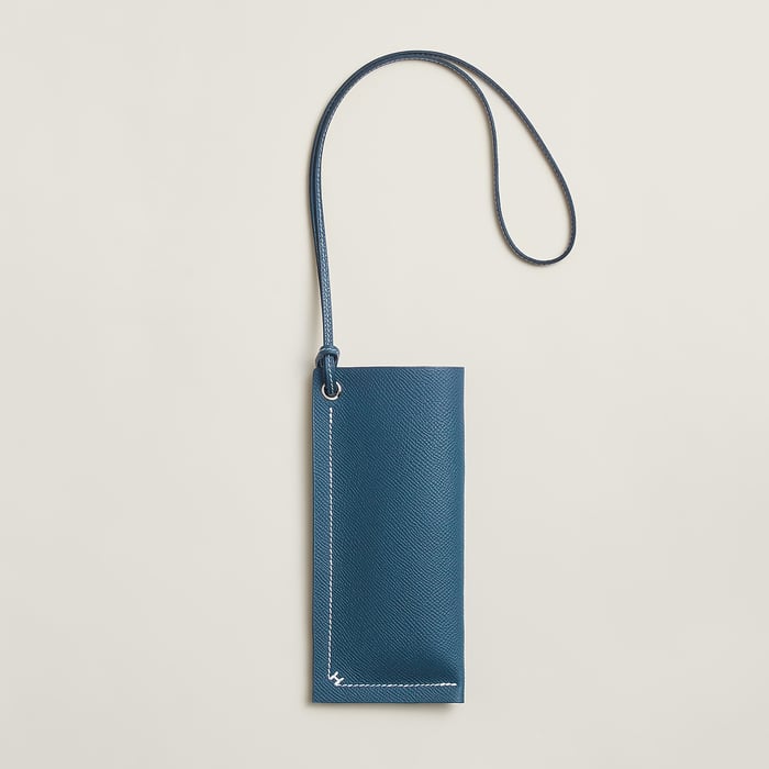 Deep Blue H Sellier Glasses Case
