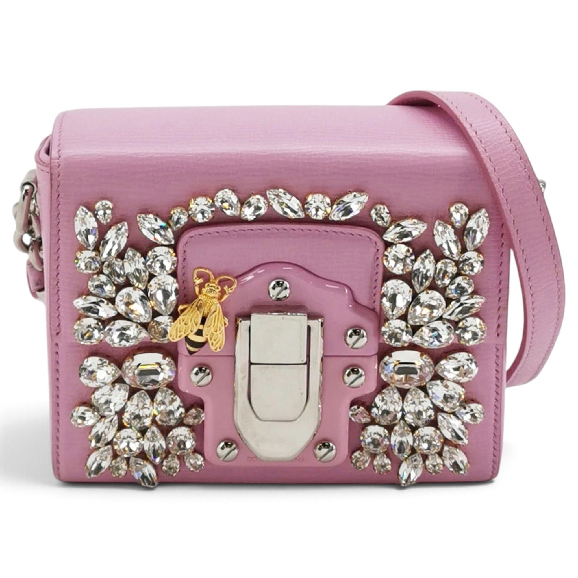 Dolce Box leather crossbody bag