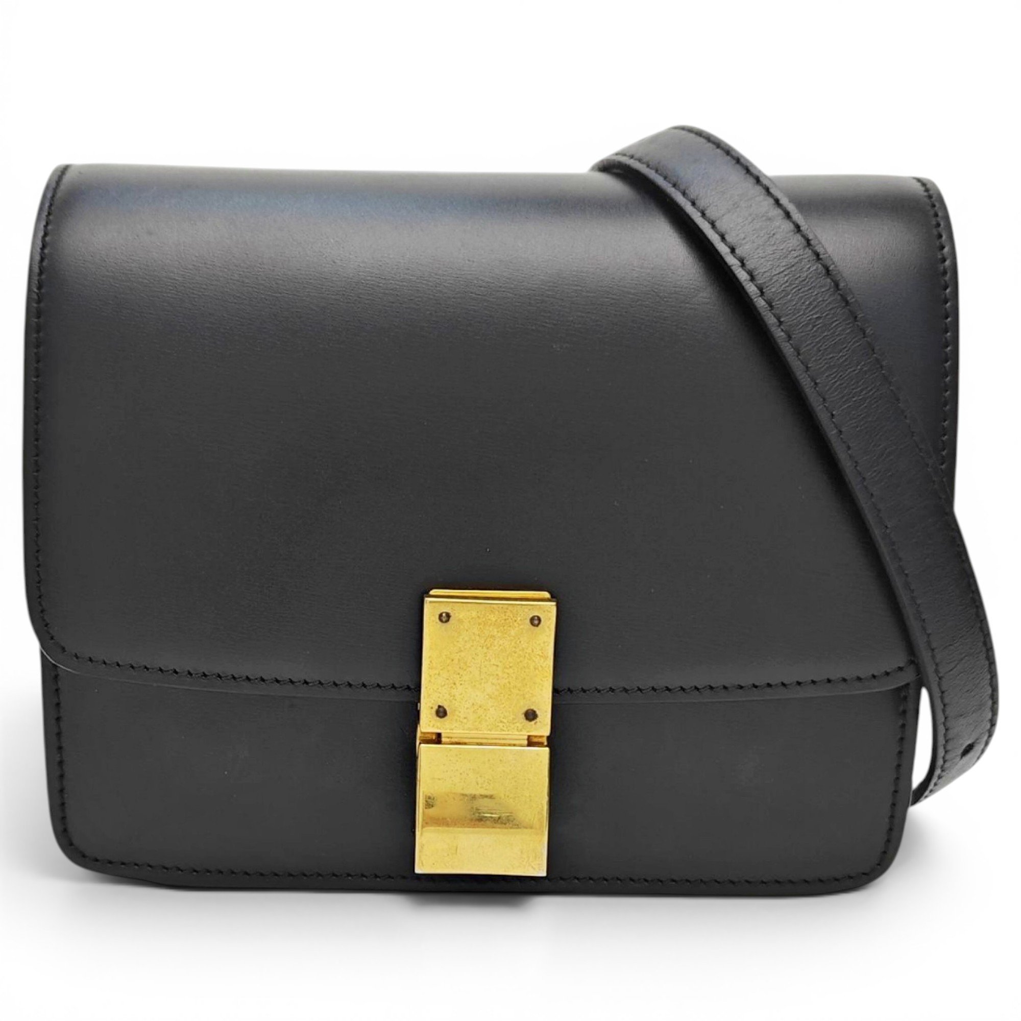 Classic leather handbag