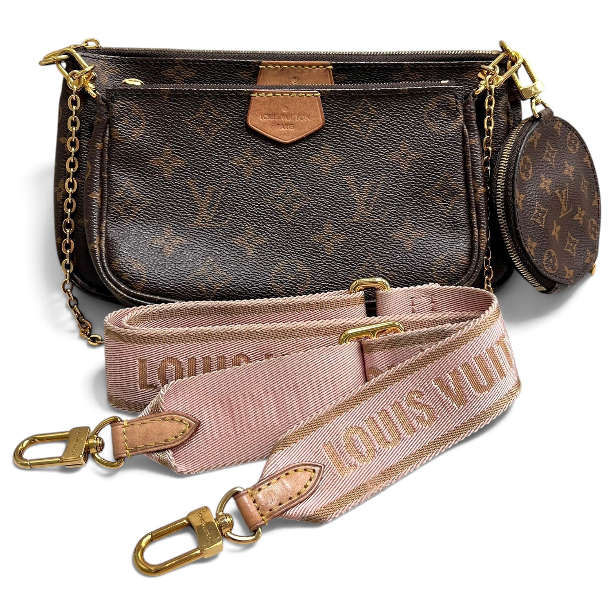 Multi Pochette Accessoires leather handbag