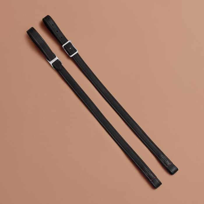 Dressage single-strap stirrup leathers
