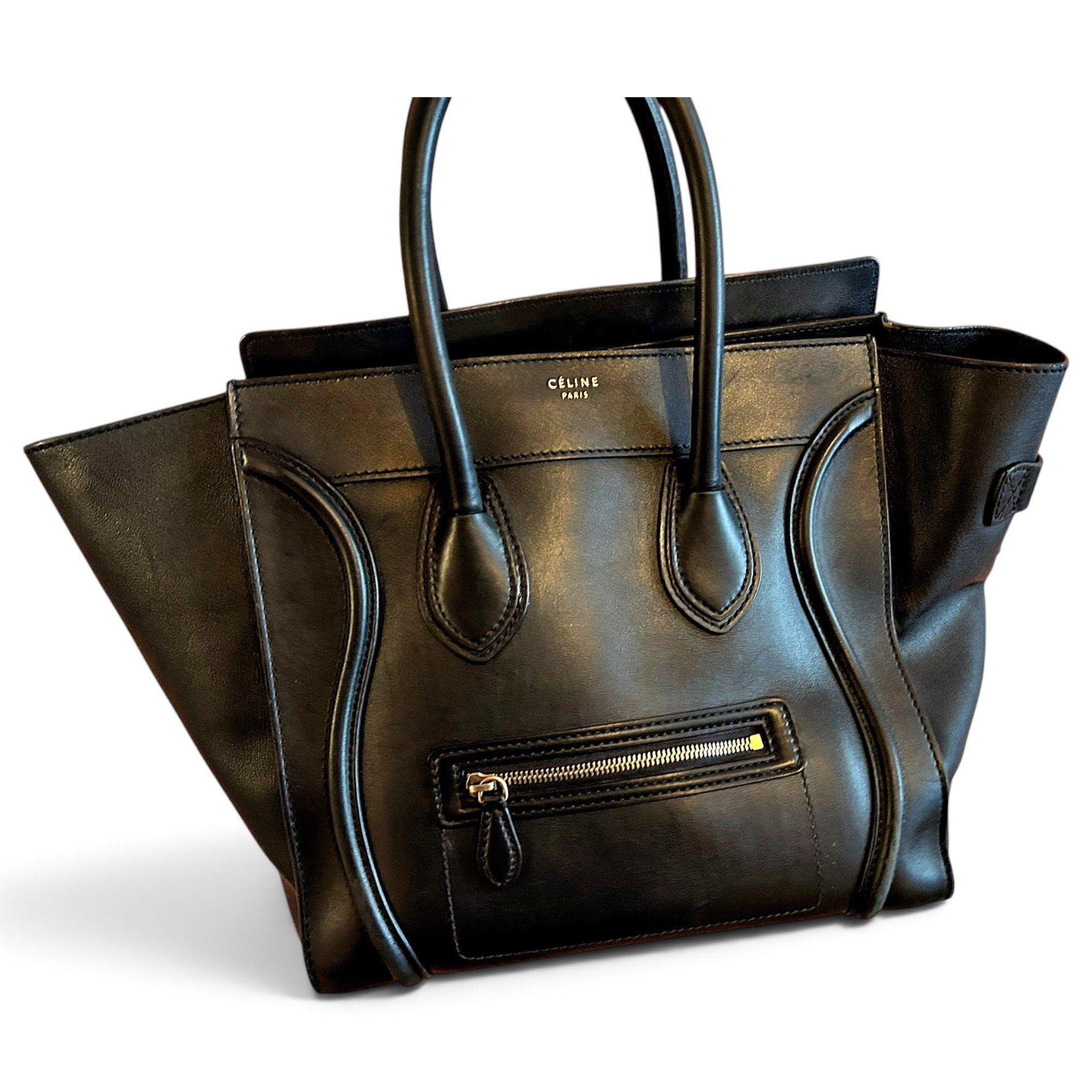 Luggage leather handbag