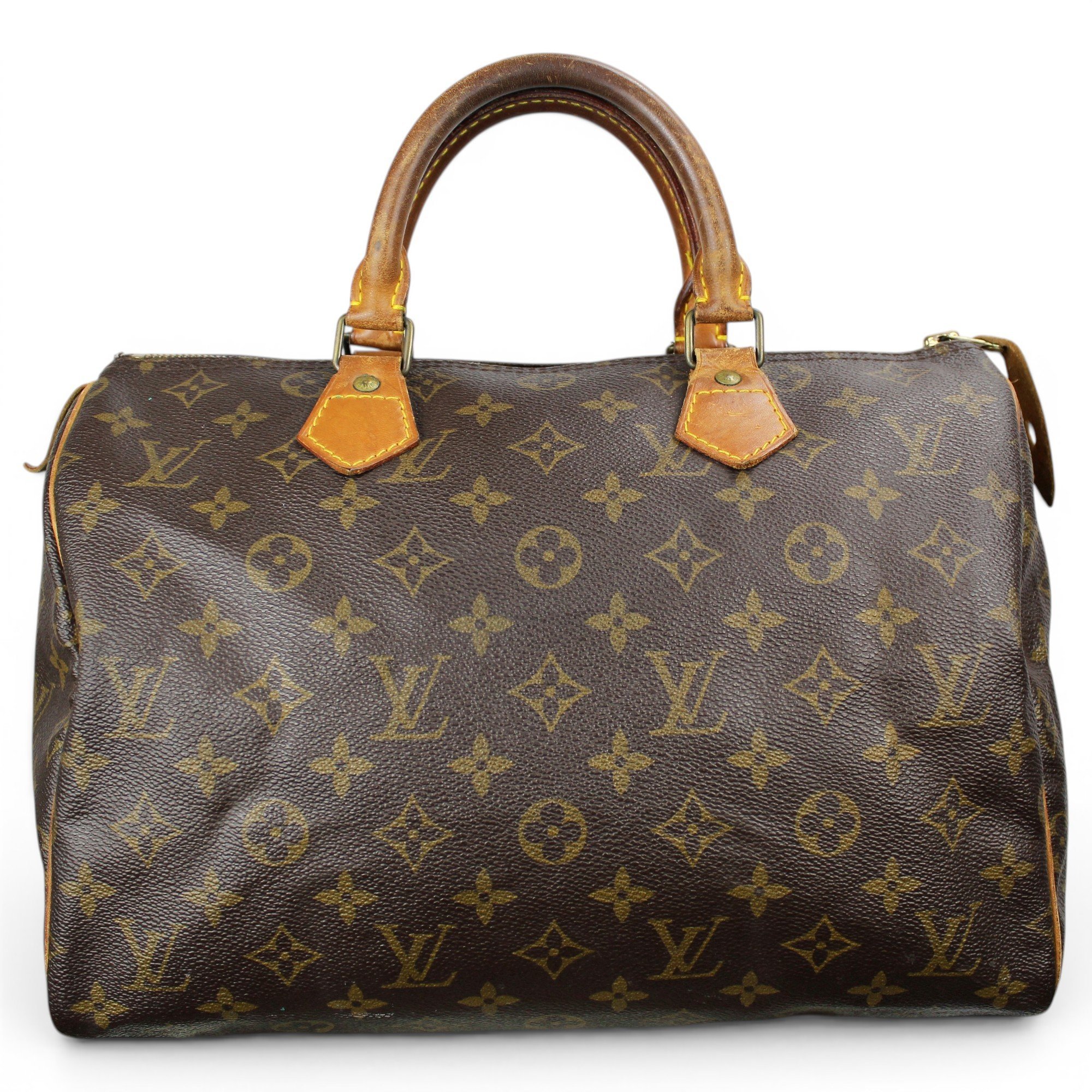 Speedy leather handbag