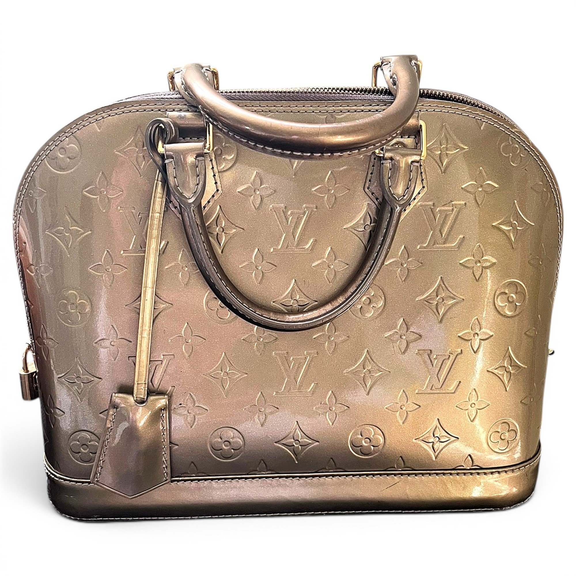 Alma patent leather handbag
