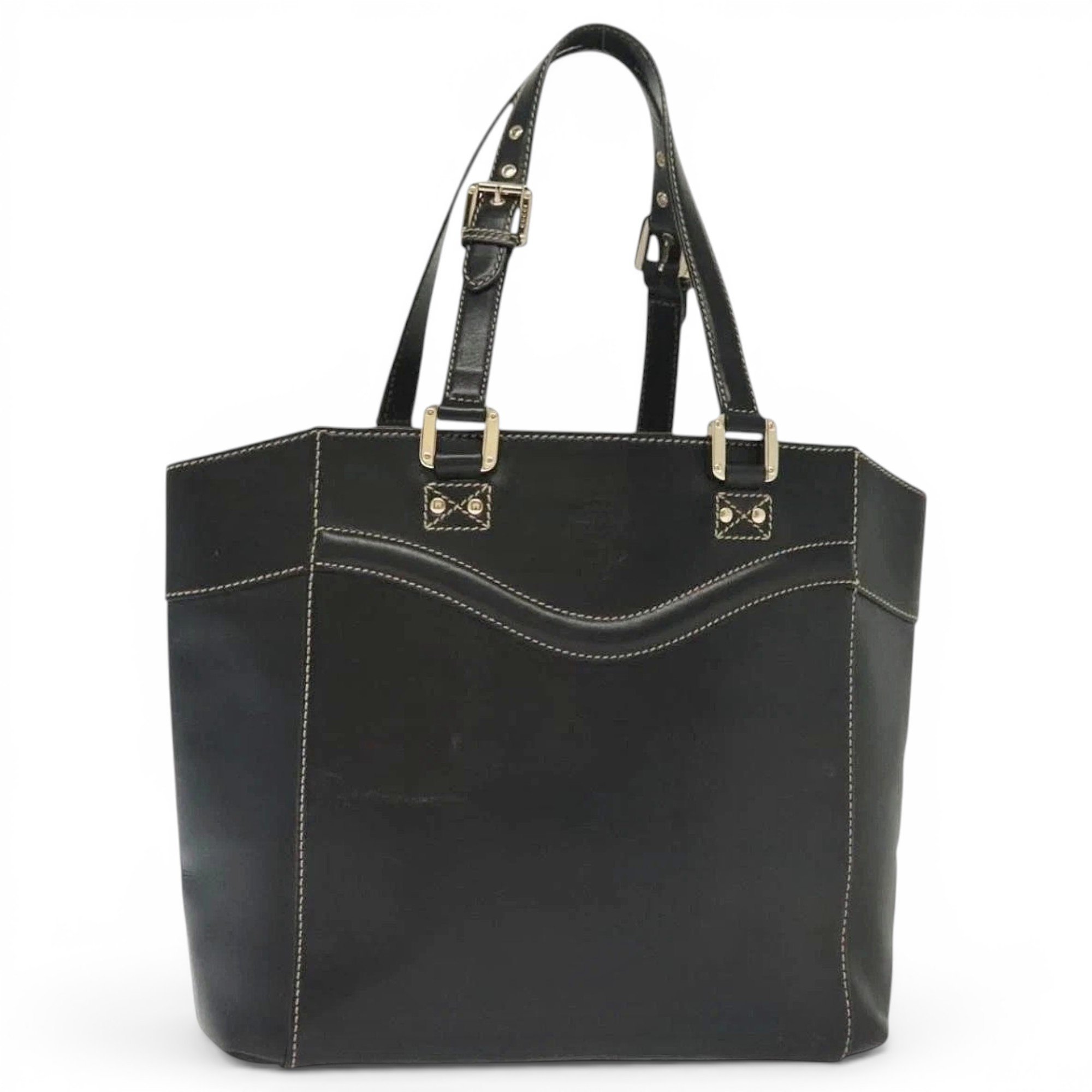 Leather tote