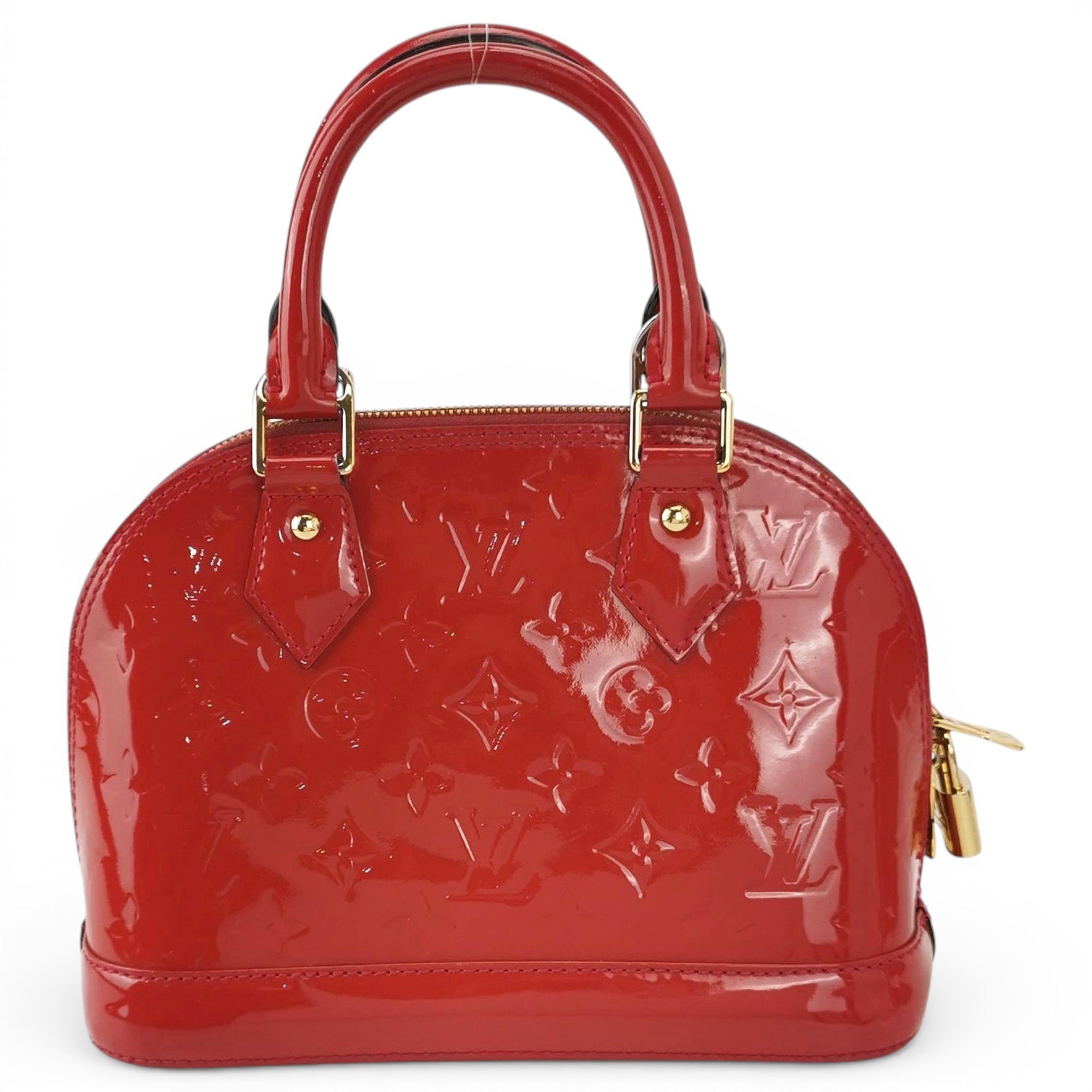 Alma BB patent leather handbag