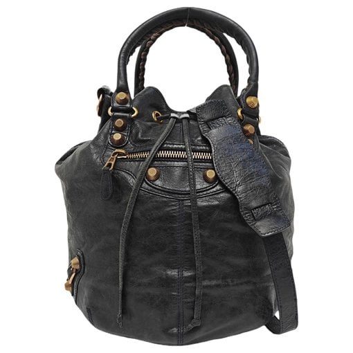 Leather handbag