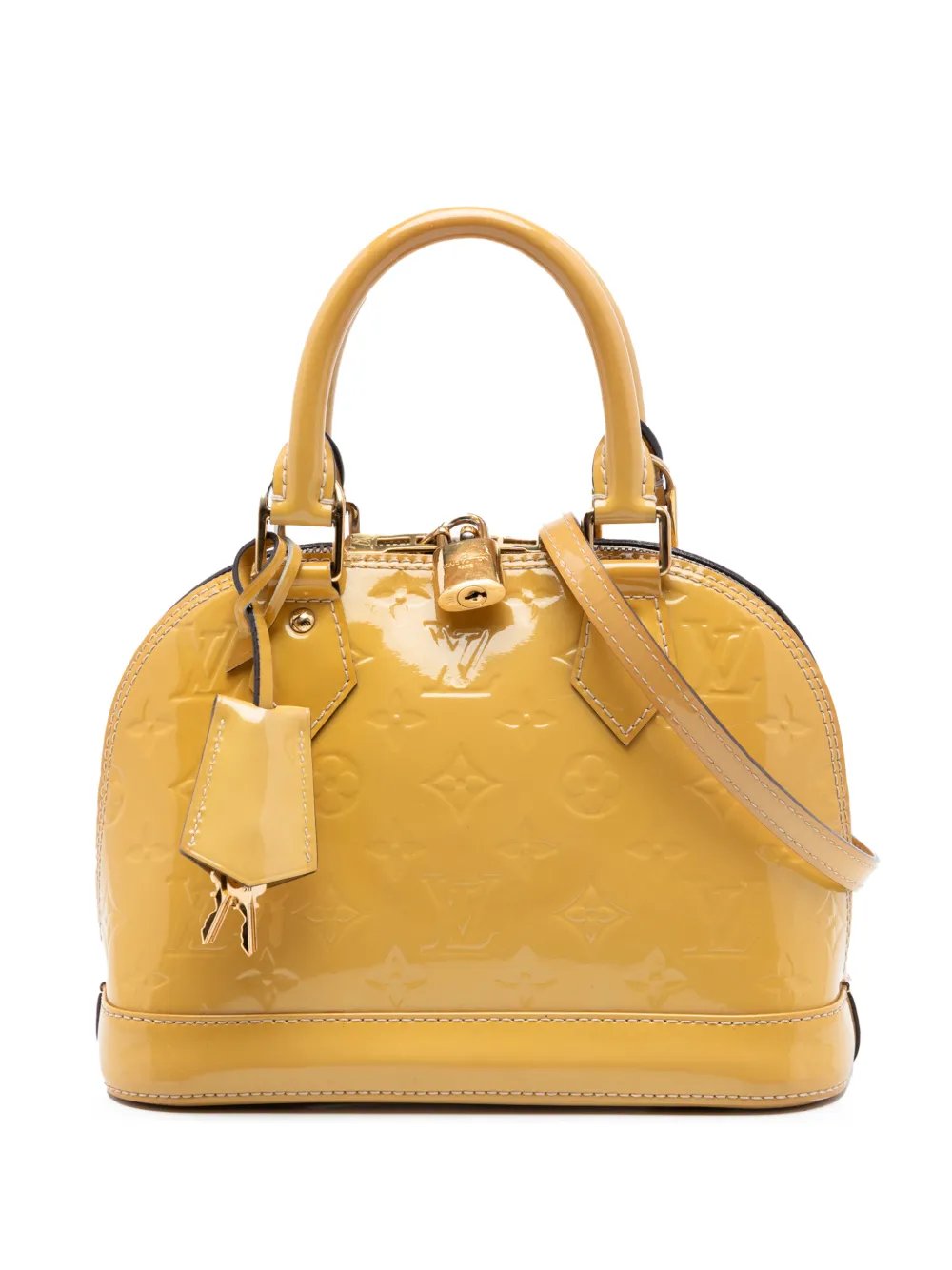 2018 Monogram Vernis Alma BB satchel
