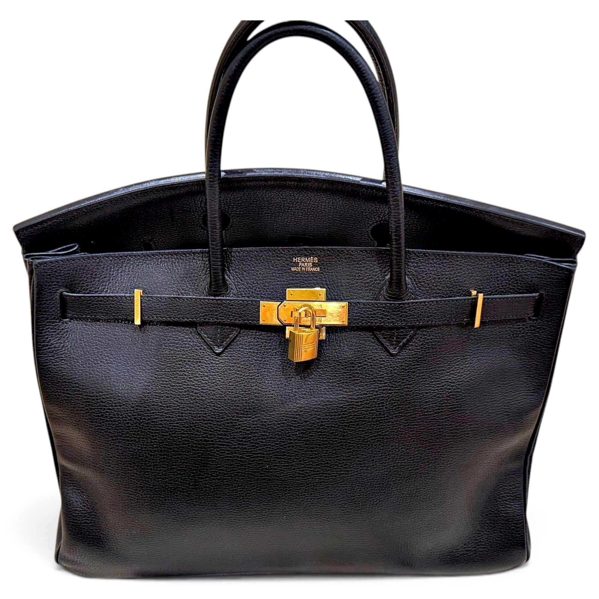 Birkin 40 leather handbag
