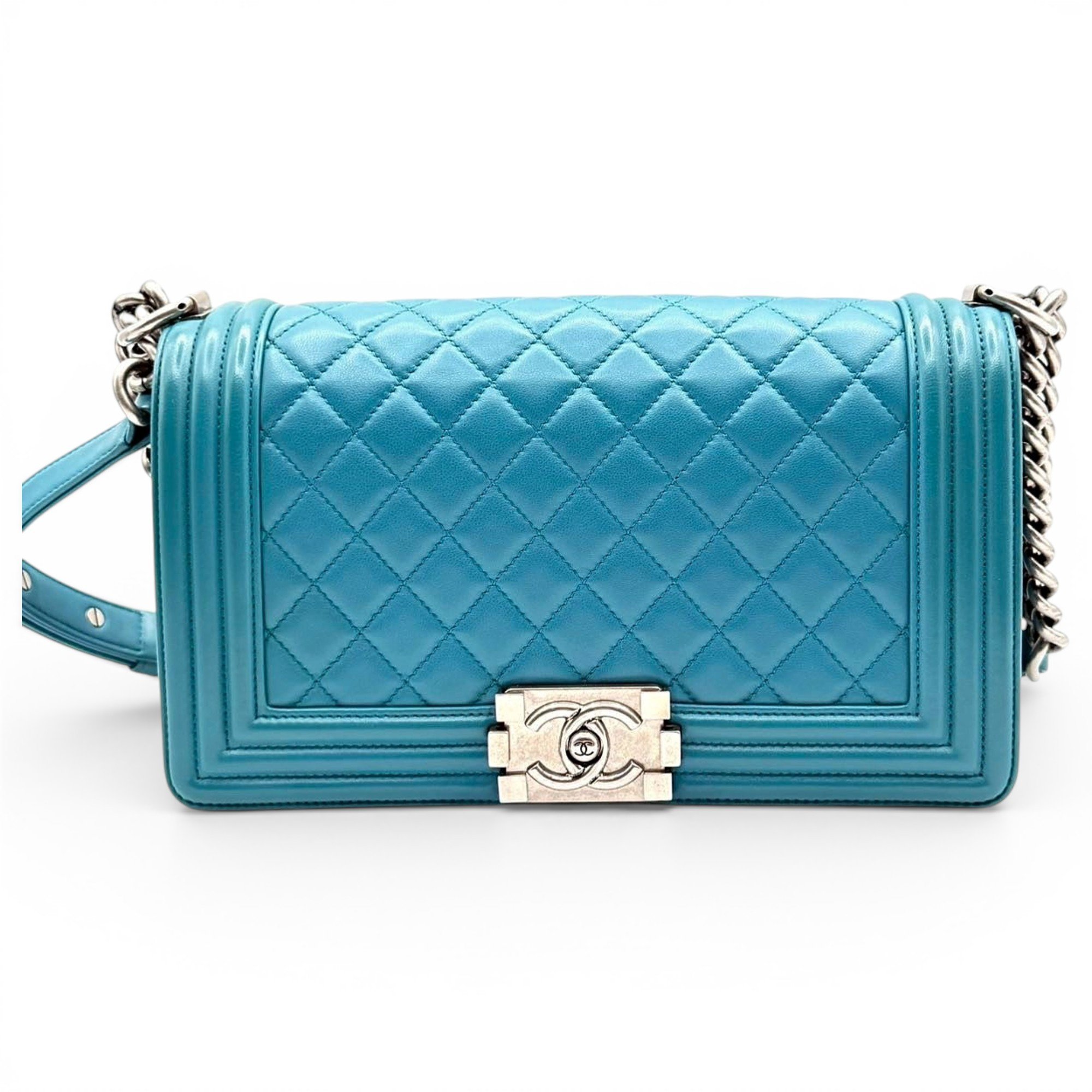 Boy leather crossbody bag