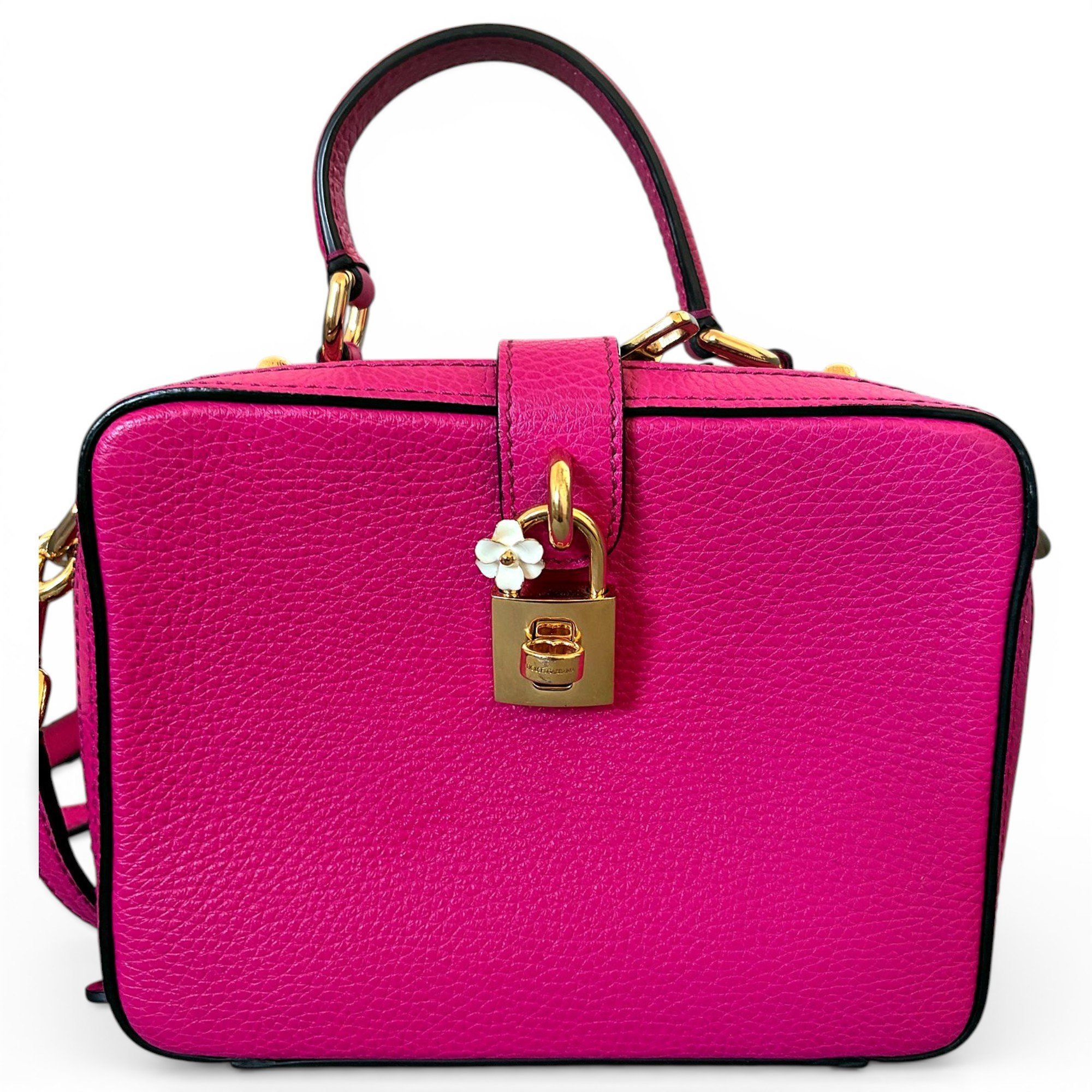Dolce Box leather handbag