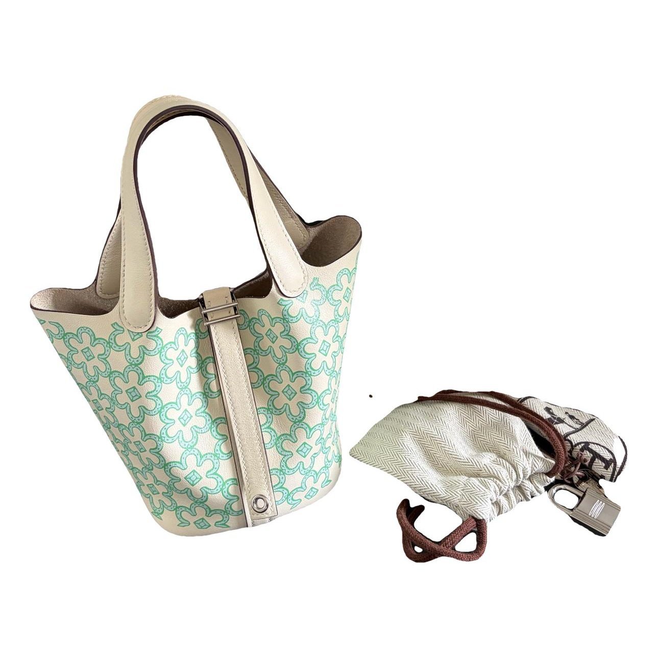 Picotin leather handbag