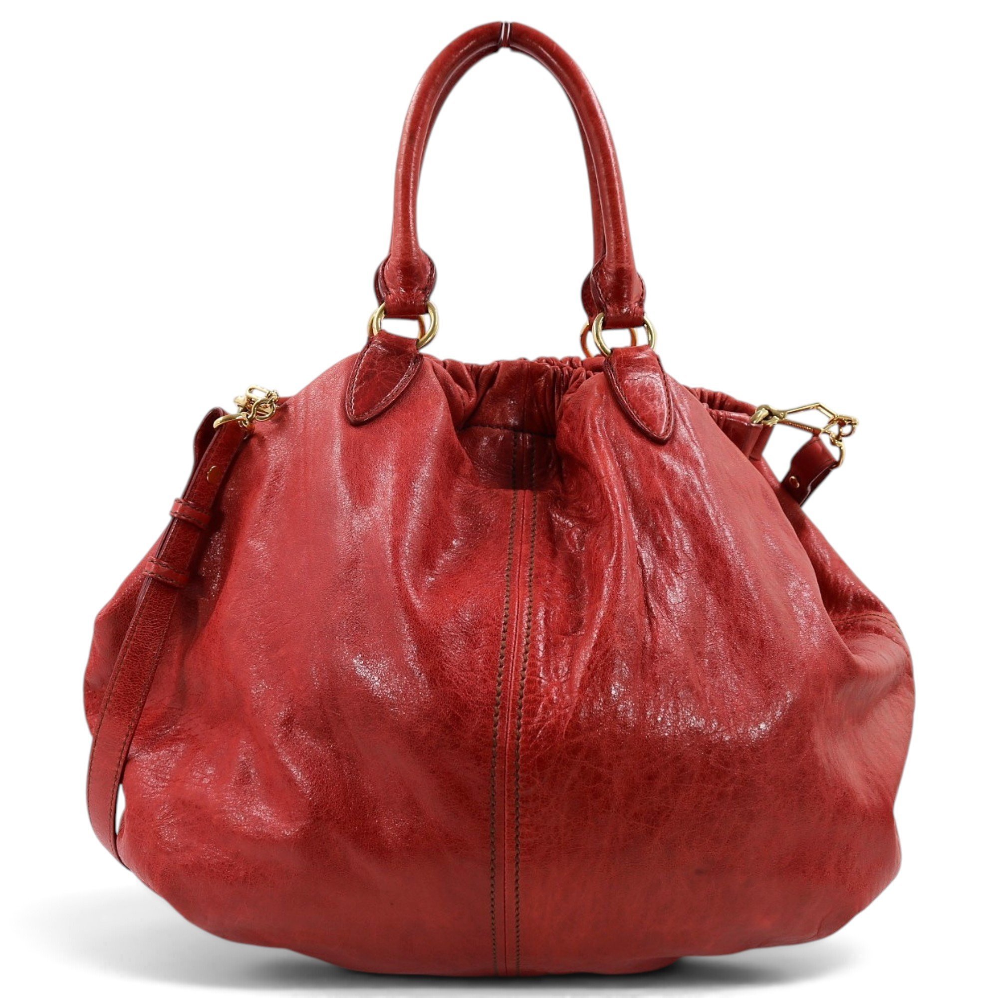 Leather handbag