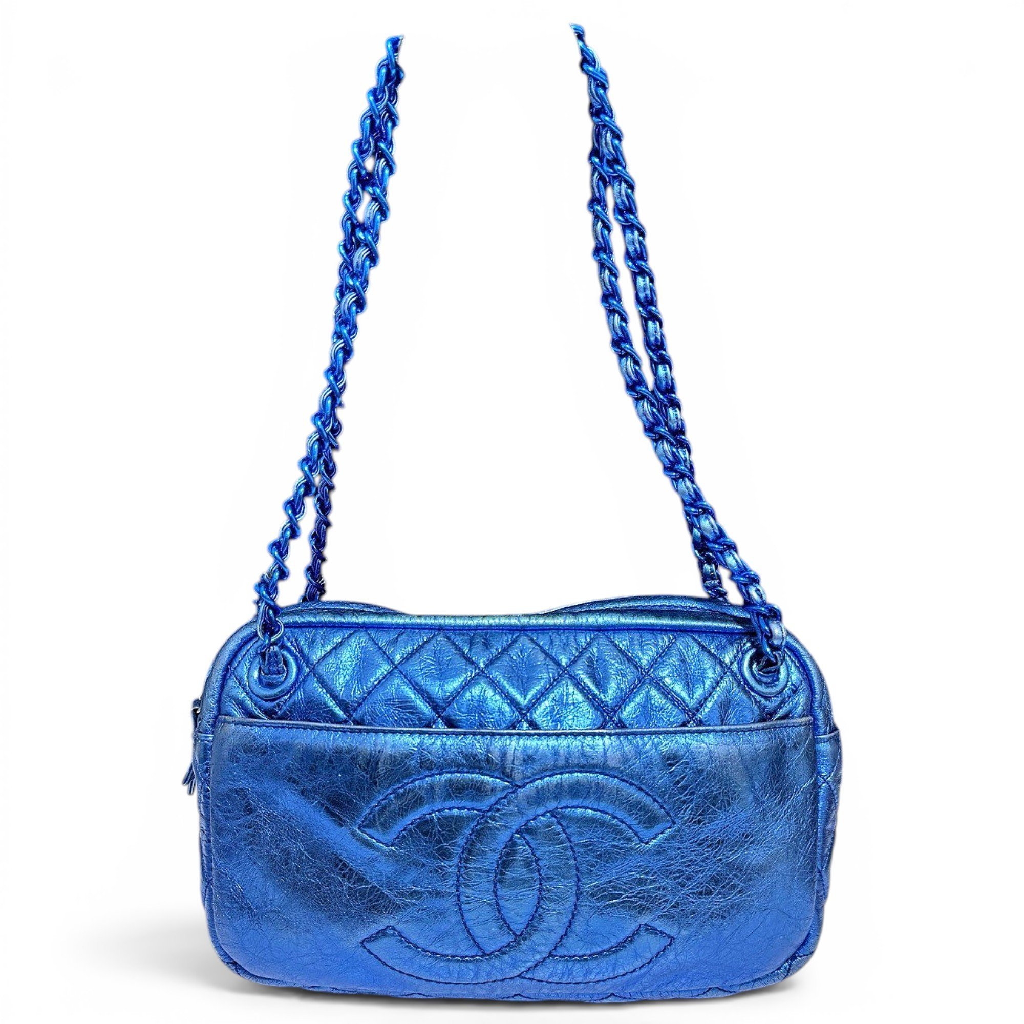 Leather bowling bag