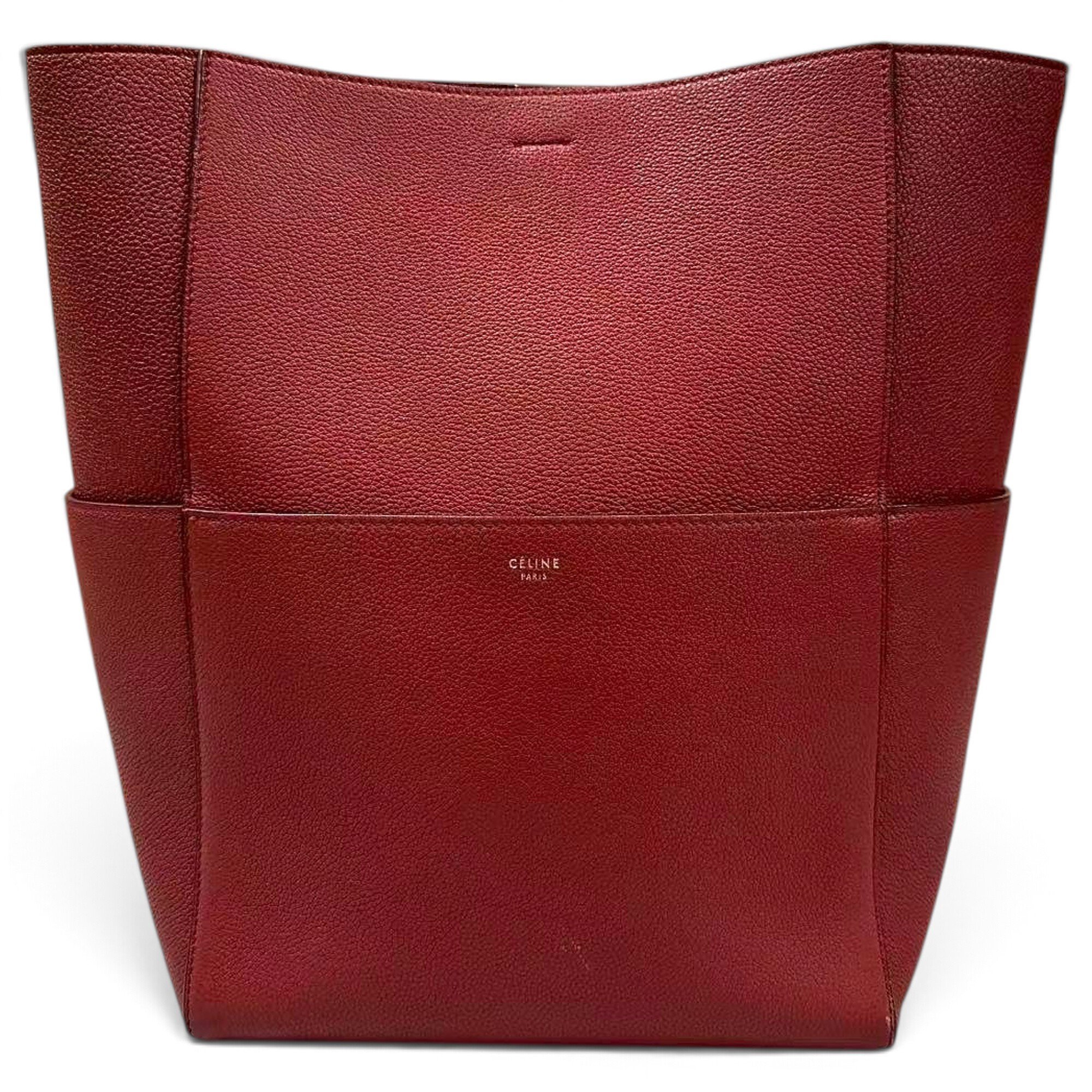 Seau Sangle leather handbag