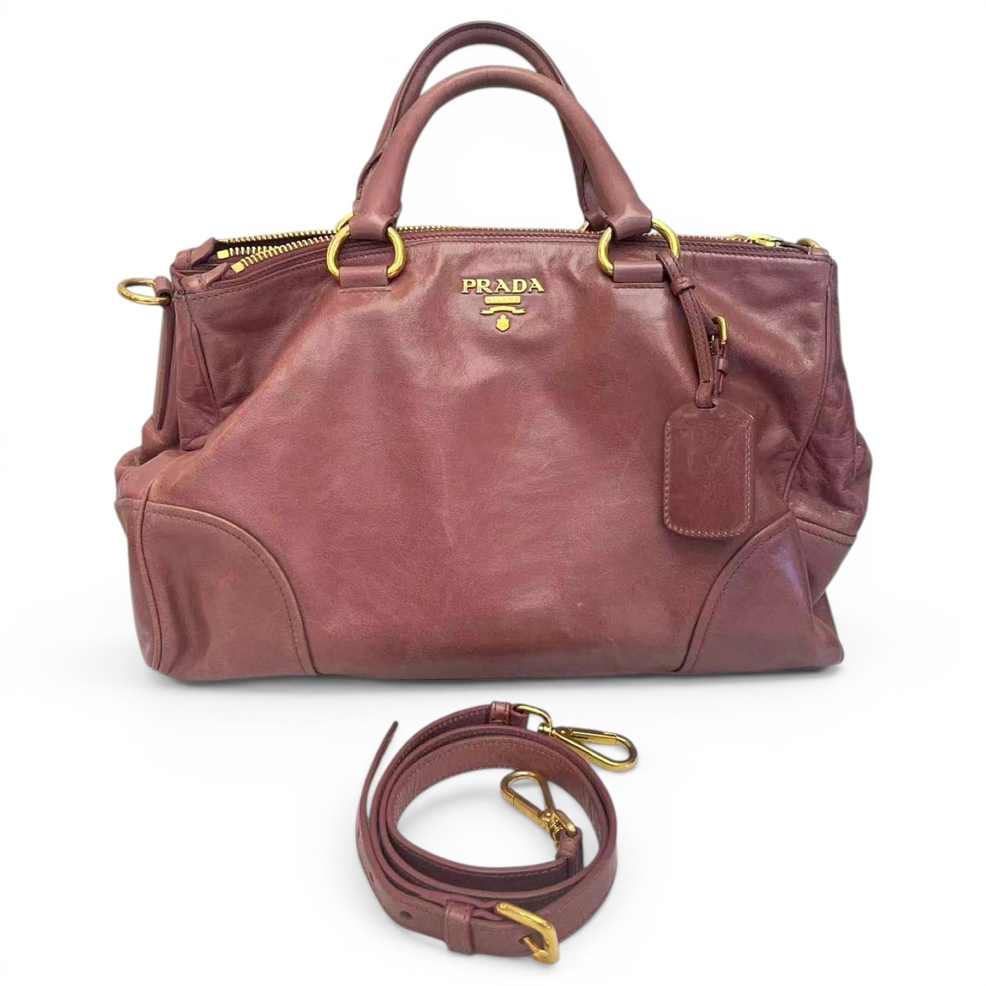 Leather handbag