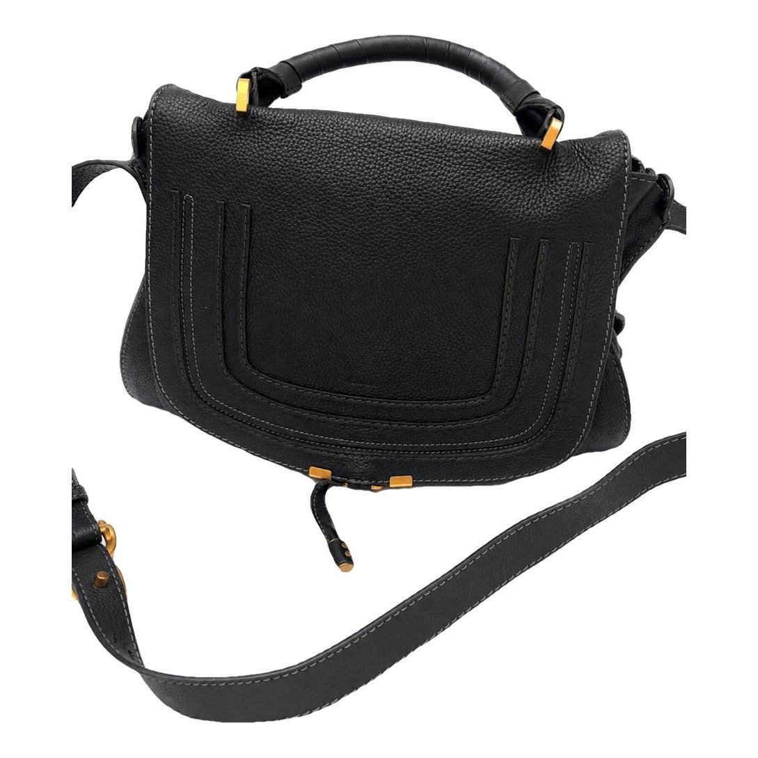 Marcie Top Handle leather handbag