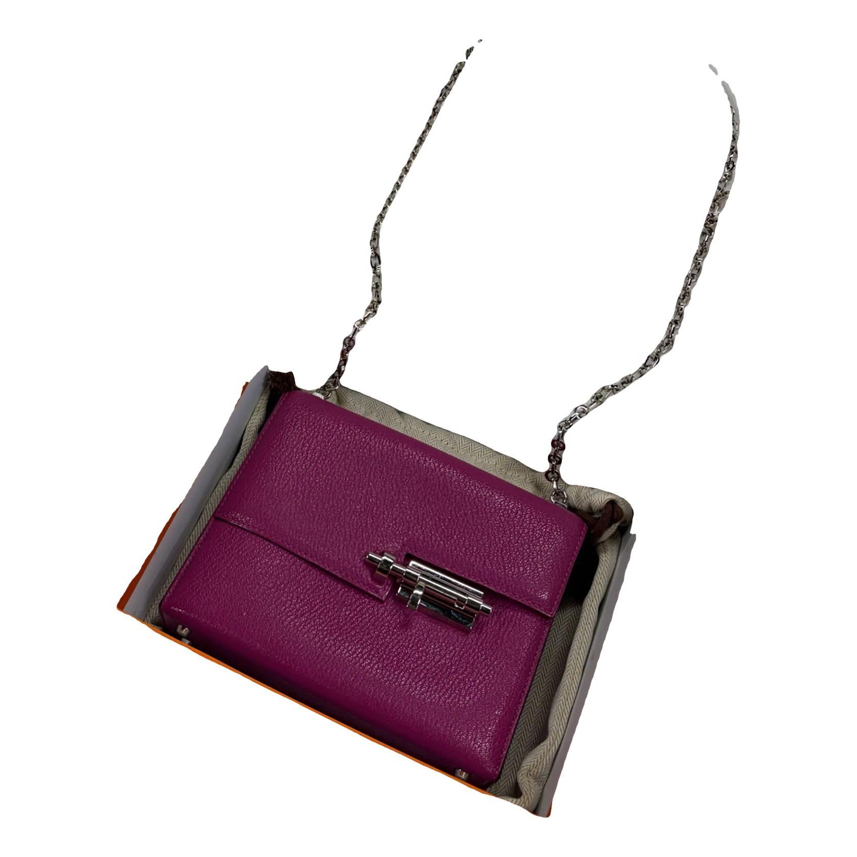 Verrou Mini leather handbag