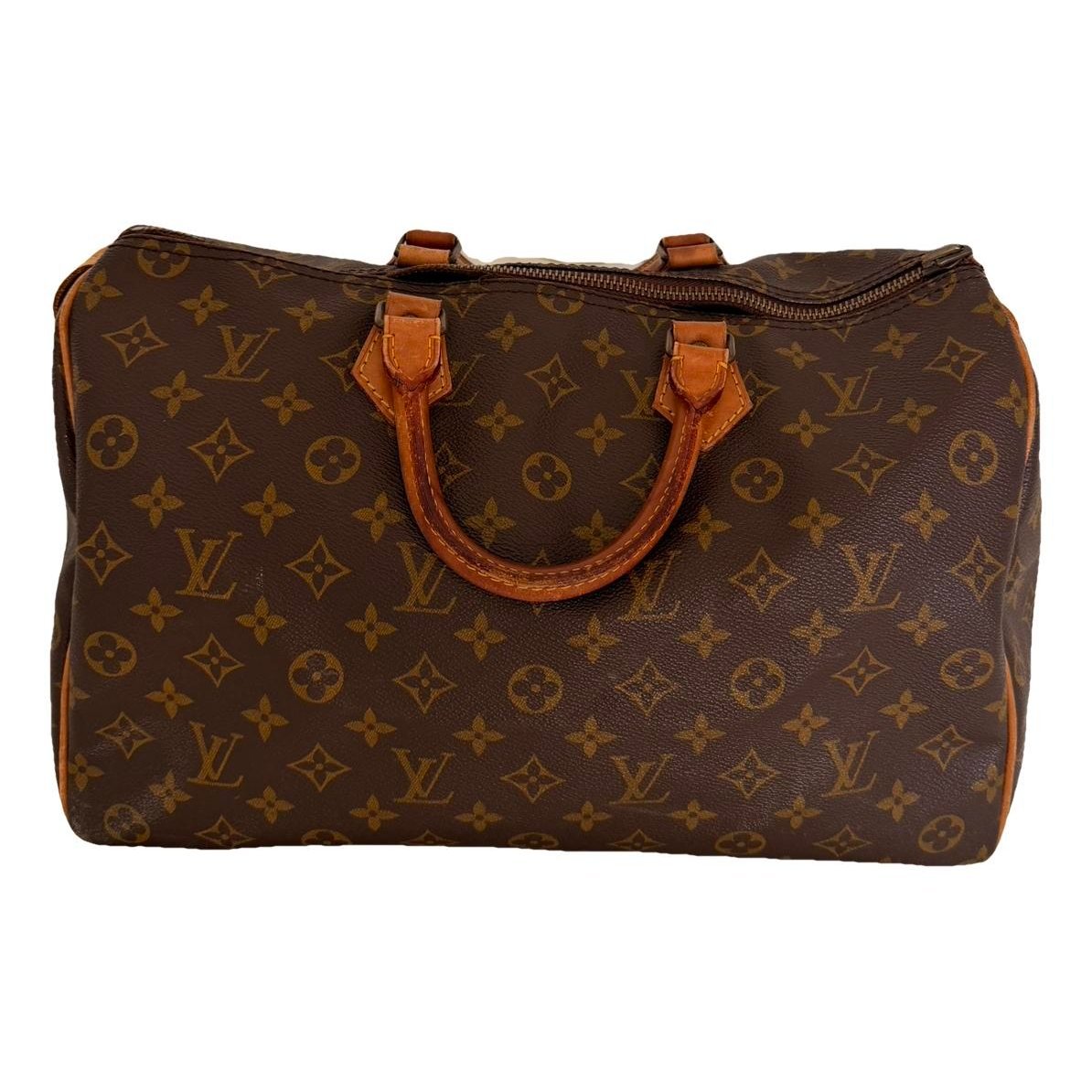 Speedy leather handbag
