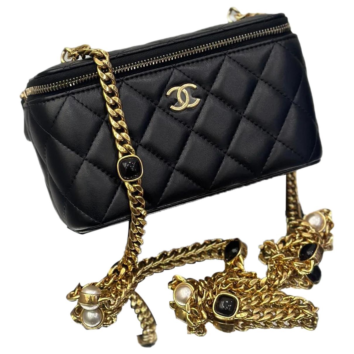 Trendy CC Vanity leather mini bag
