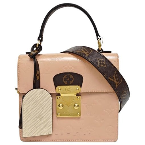 Spring street patent leather handbag